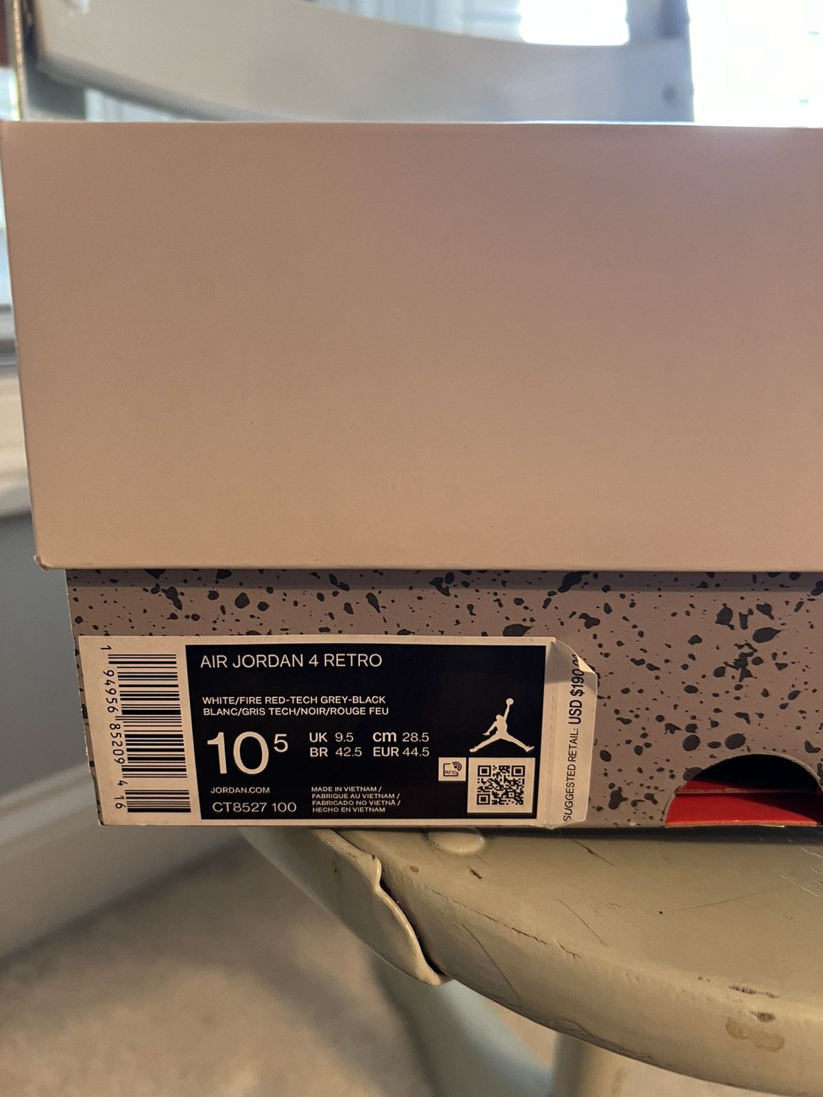 Jordan Brand × Nike Jordan 4 White Oreo Sz 10.5 w Box Size US 10.5 / EU 43-44 - 10 Thumbnail