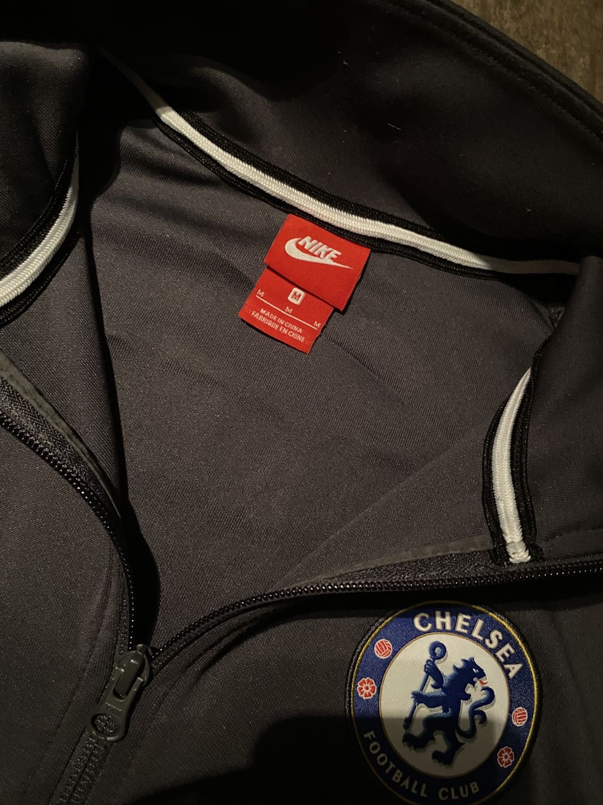 Nike Grey Chelsea Fc Jacket from 2017 | Size M | New Size US M / EU 48-50 / 2 - 8 Thumbnail