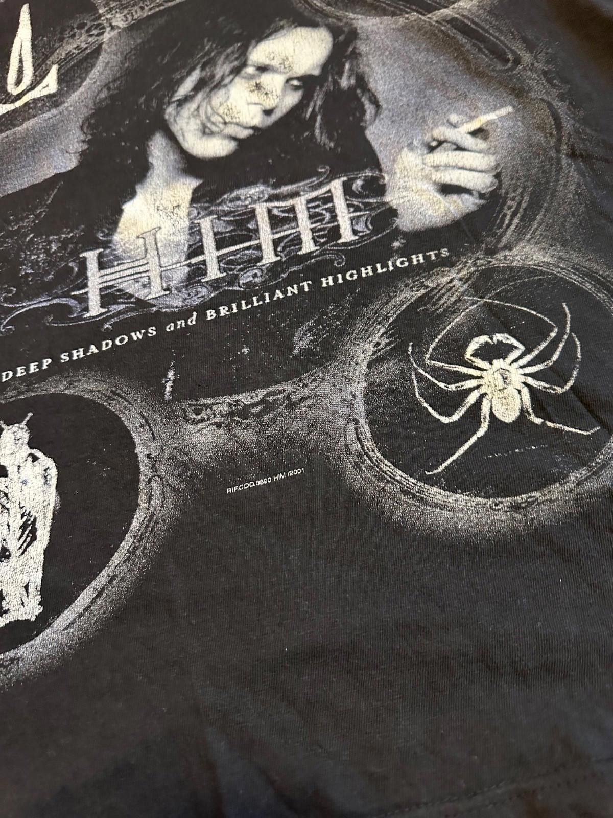 Other 2001 HIM Deep Shadows and Brilliant Highlights Band T-Shirt Size US XL / EU 56 / 4 - 4 Thumbnail