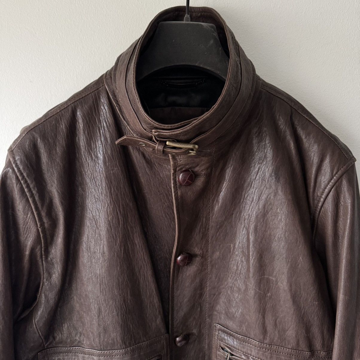 Dolce & Gabbana Dolce & Gabbana FW2005 Double Layered Bomber Leather Jacket Size US L / EU 52-54 / 3 - 5 Thumbnail