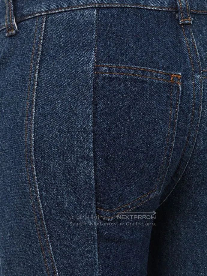 Alexander McQueen Alexander McQueen Denim Flare Pants. Size 37" - 4 Thumbnail