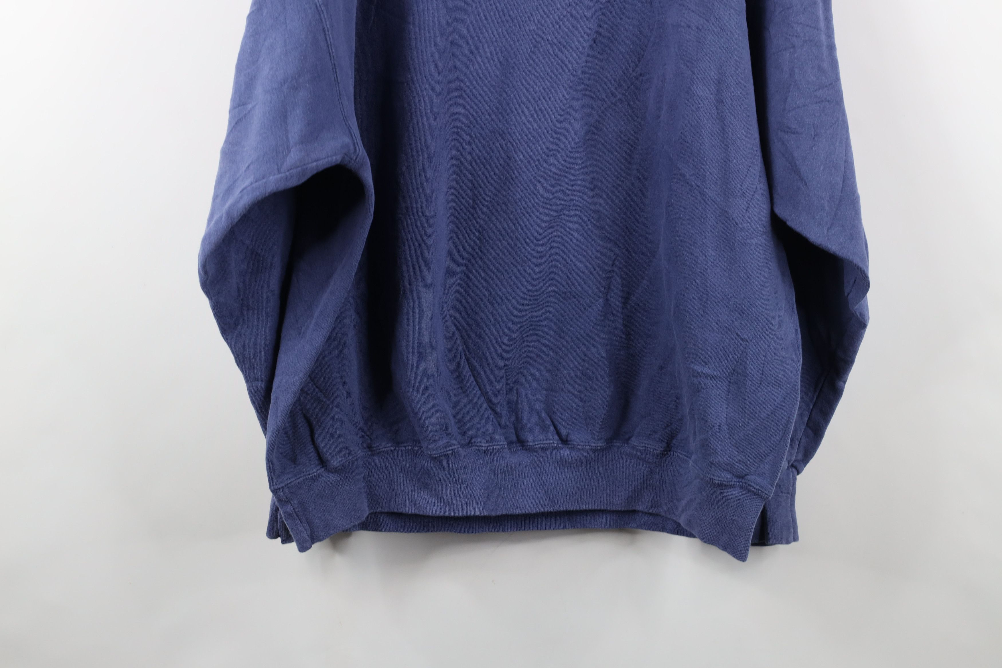 Russell Athletic × Vintage Vintage 90s Russell Athletic Faded Blank Sweatshirt Blue USA Size US L / EU 52-54 / 3 - 13 Thumbnail
