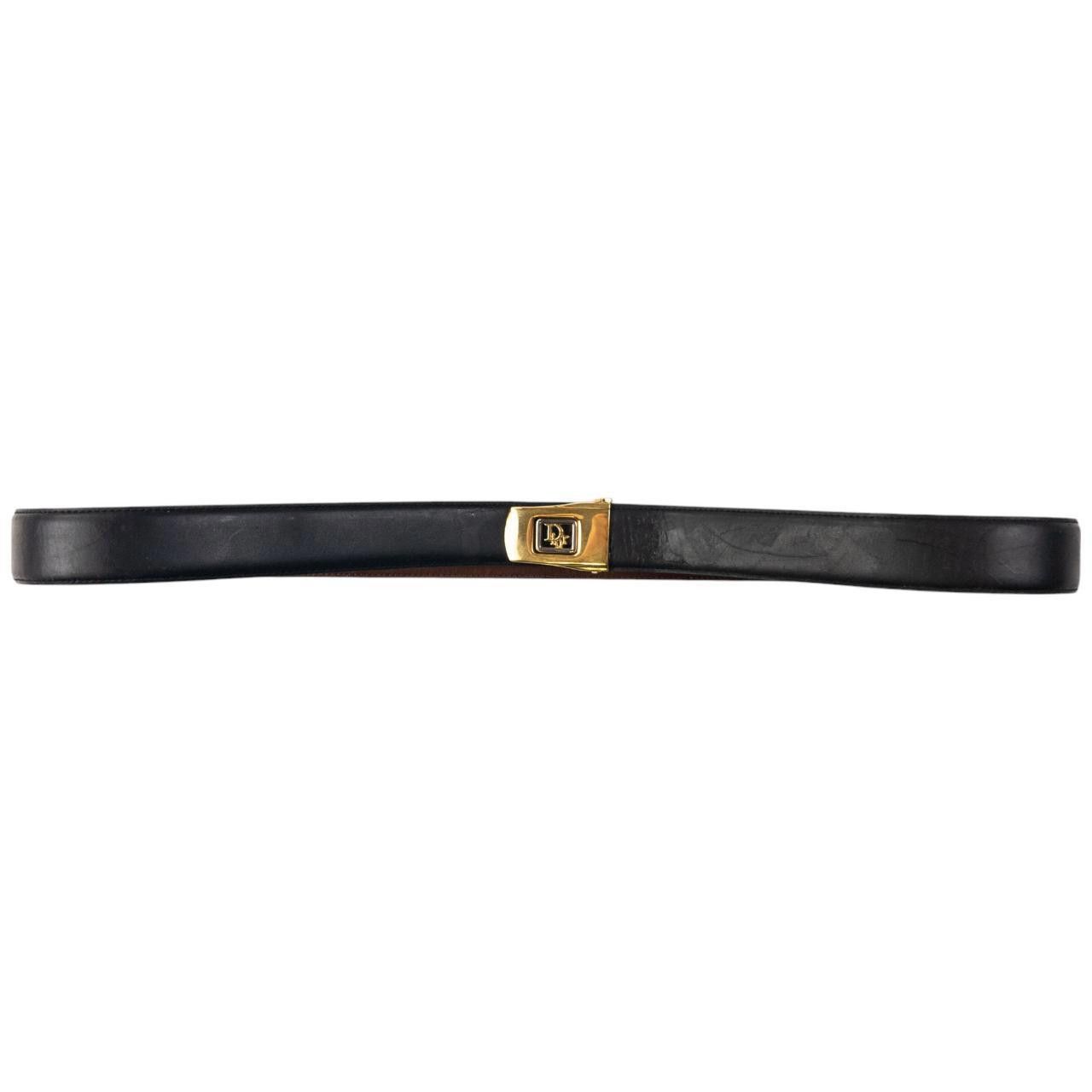 Dior Vintage Dior Leather Belt Size W38 Size ONE SIZE - 2 Thumbnail