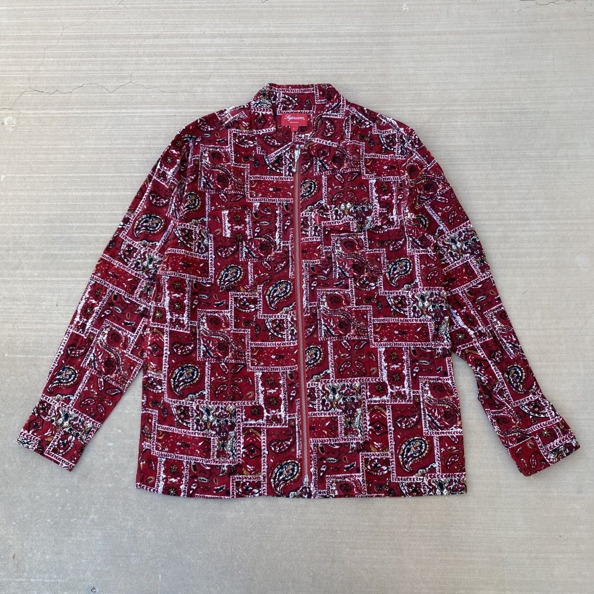 トップス Supreme  Bandana Shirt 15ss 希少 名作 Supreme / シュプリーム 15SS Bandana Shirt