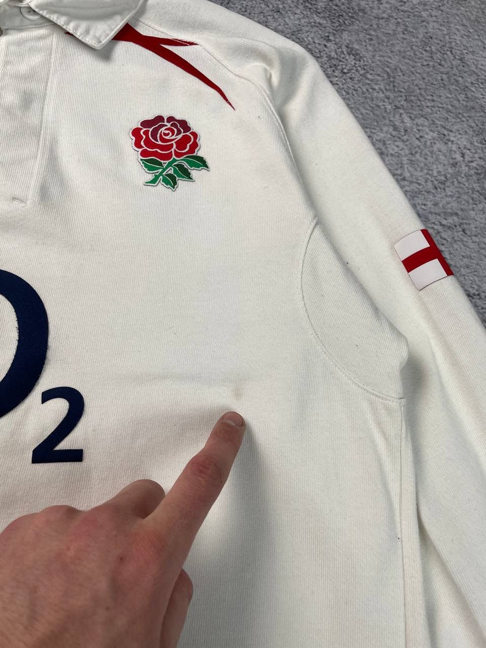Nike × Vintage Vintage Nike England Rugby o2 jersey Size US XL / EU 56 / 4 - 3 Thumbnail