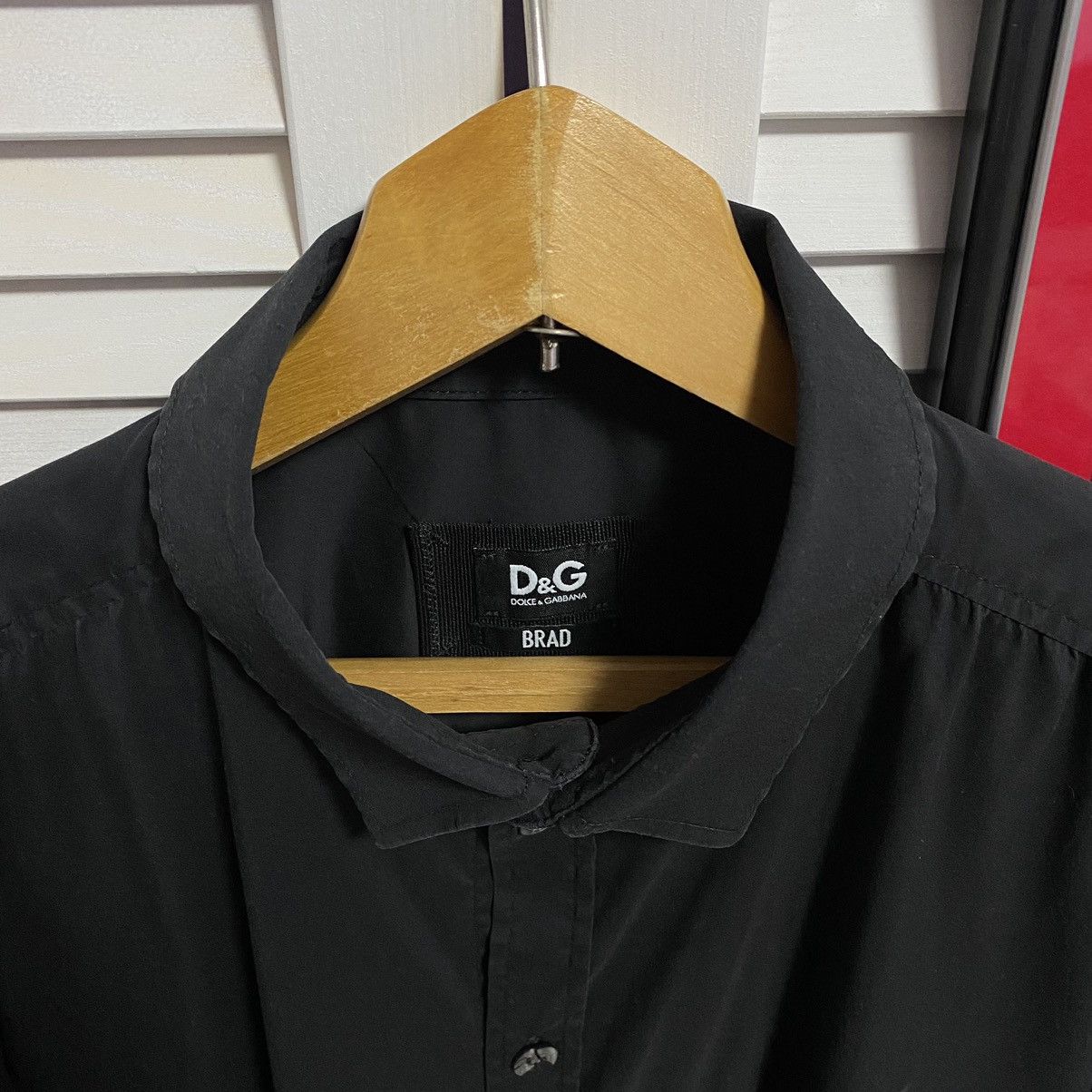 Dolce & Gabbana Vintage Shirt Button Up Dolce Gabbana D&G Black Mini Logo Size US M / EU 48-50 / 2 - 6 Thumbnail