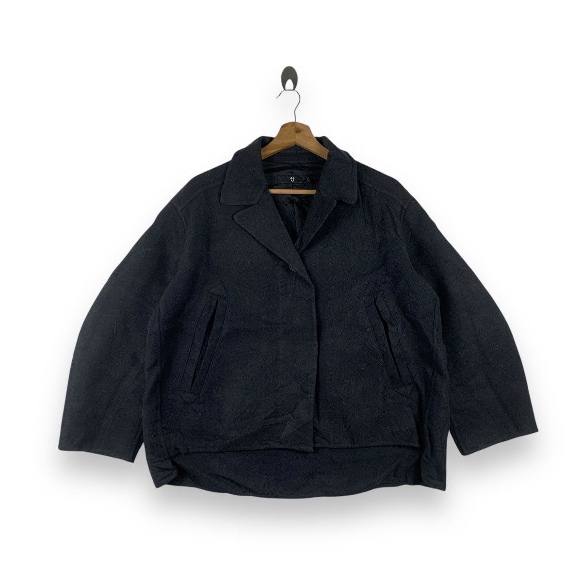Jil Sander × Uniqlo UNIQLO x JIL SANDER +J Collection Oversized Jacket Wool Size XXL / US 16-18 / IT 52-54 - 1 Thumbnail