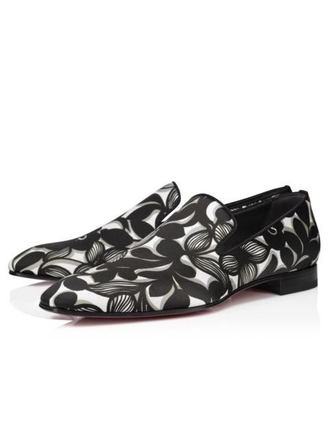 Christian Louboutin dandelion loafers in floral-printed fabric in black/white Size US 11 / EU 44 - 1 Thumbnail