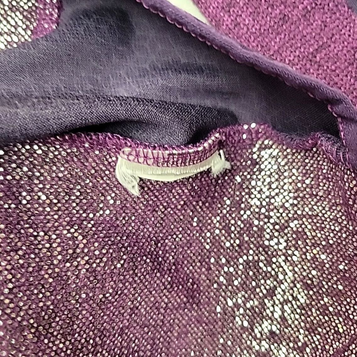 Vintage Columbia Womens Medium Purple Omni Heat Wick Performance Knit Pullover 1/2 Zip Size M / US 6-8 / IT 42-44 - 6 Thumbnail