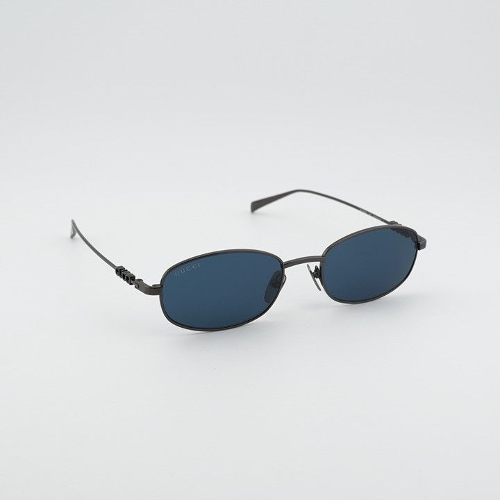 Gucci Gucci GG1940S 001 Sunglasses Ruthenium Rectangle Frame, Blue Size ONE SIZE - 5 Thumbnail