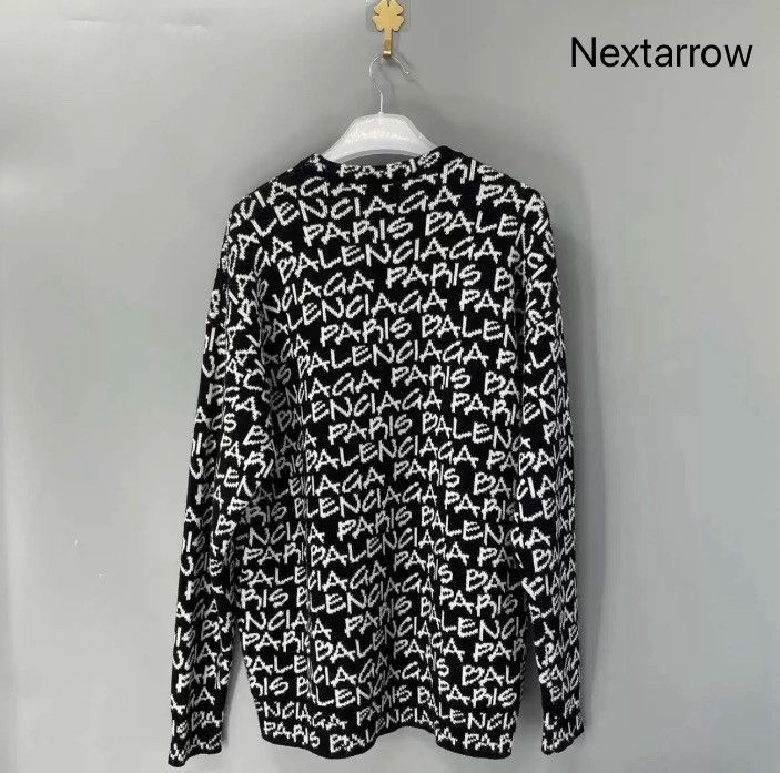 Balenciaga Balenciaga Straw Bullet Curtain Sweater2412-Nextarrow Size US S / EU 44-46 / 1 - 2 Thumbnail