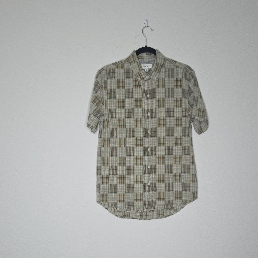Other Free Assambly Men's Checkered Short Sleeve Shirt S NWT Size US S / EU 44-46 / 1 - 2 Thumbnail