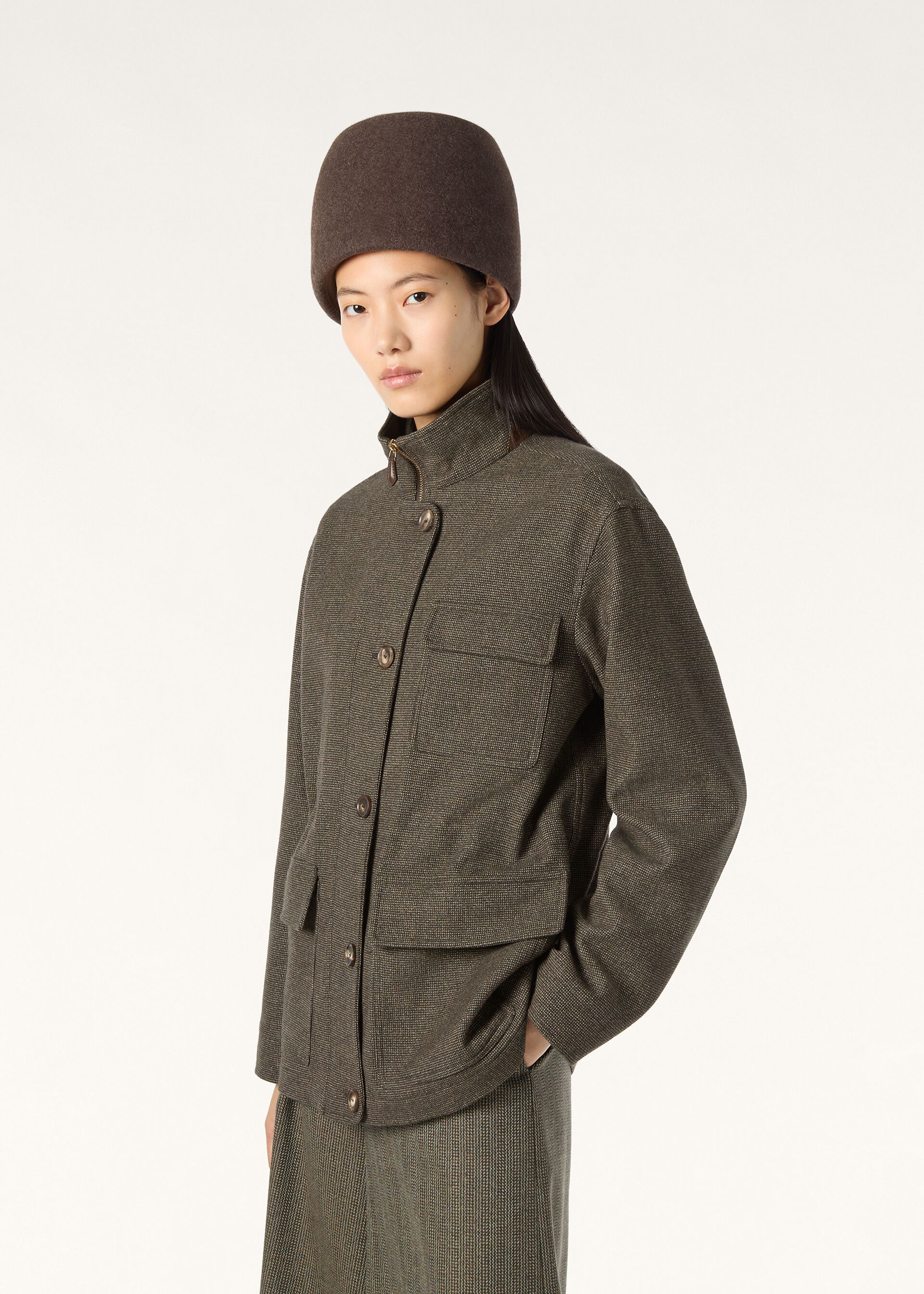 Loro Piana os11x0426 FAQ5916 Andrey Field Jacket in Green/Orange Size M / US 6-8 / IT 42-44 - 5 Thumbnail