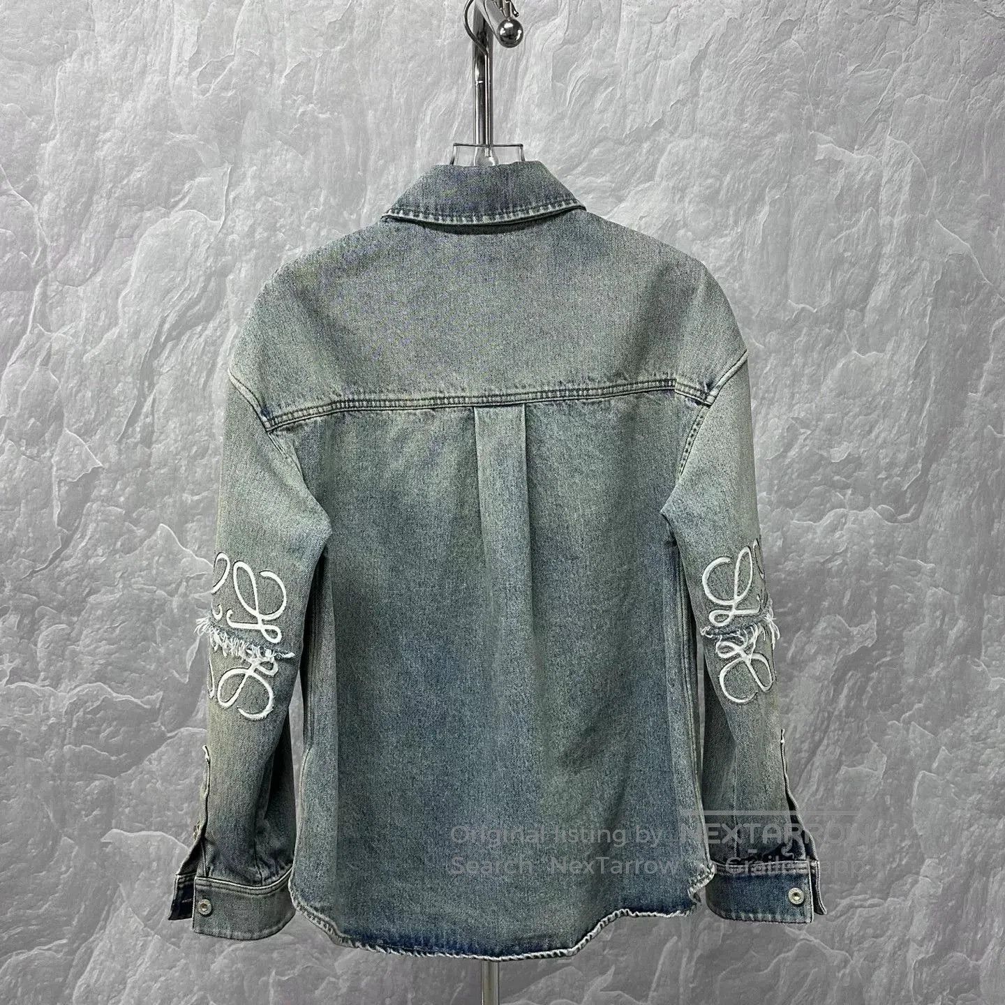 Loewe Loewe Logo Denim Shirt Jacket SS25. Size US L / EU 52-54 / 3 - 4 Thumbnail
