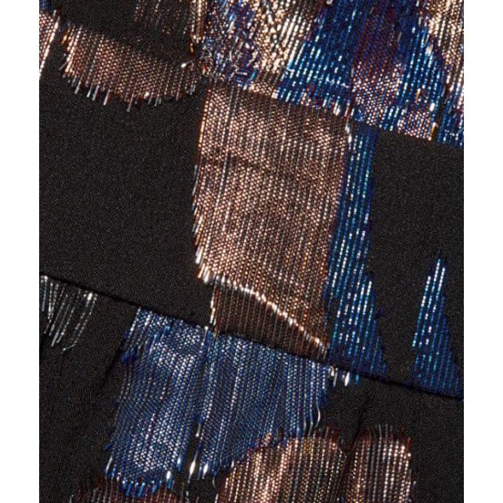 Ramy Brook Ramy Brook Shaina Lurex Silk Jacquard Dress Metallic Mini Dr Size XS / US 0-2 / IT 36-38 - 8 Thumbnail