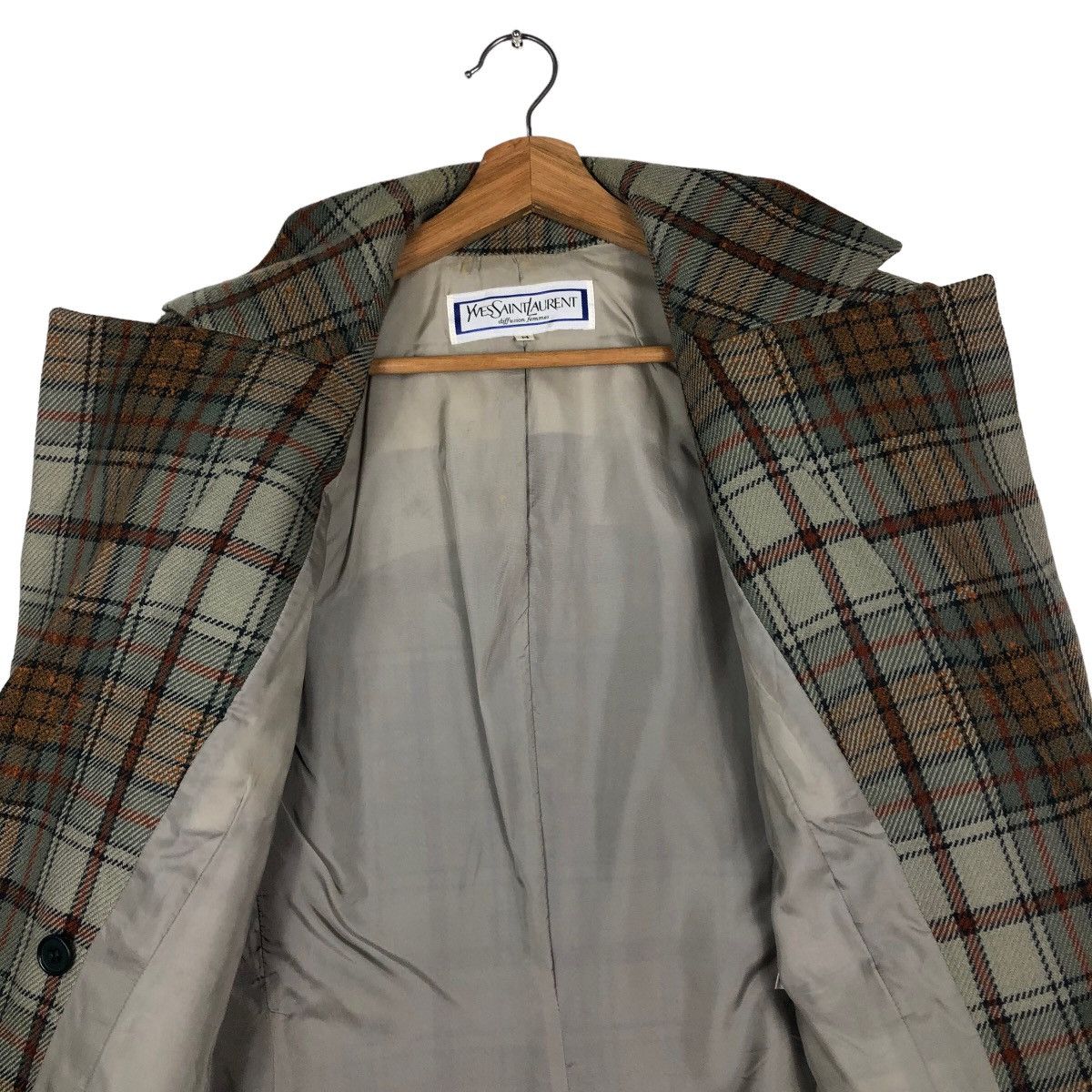 Japanese Brand 🔥Cropped Coats Jackets Double Breast Yves Saint Laurent Size US M / EU 48-50 / 2 - 13 Thumbnail