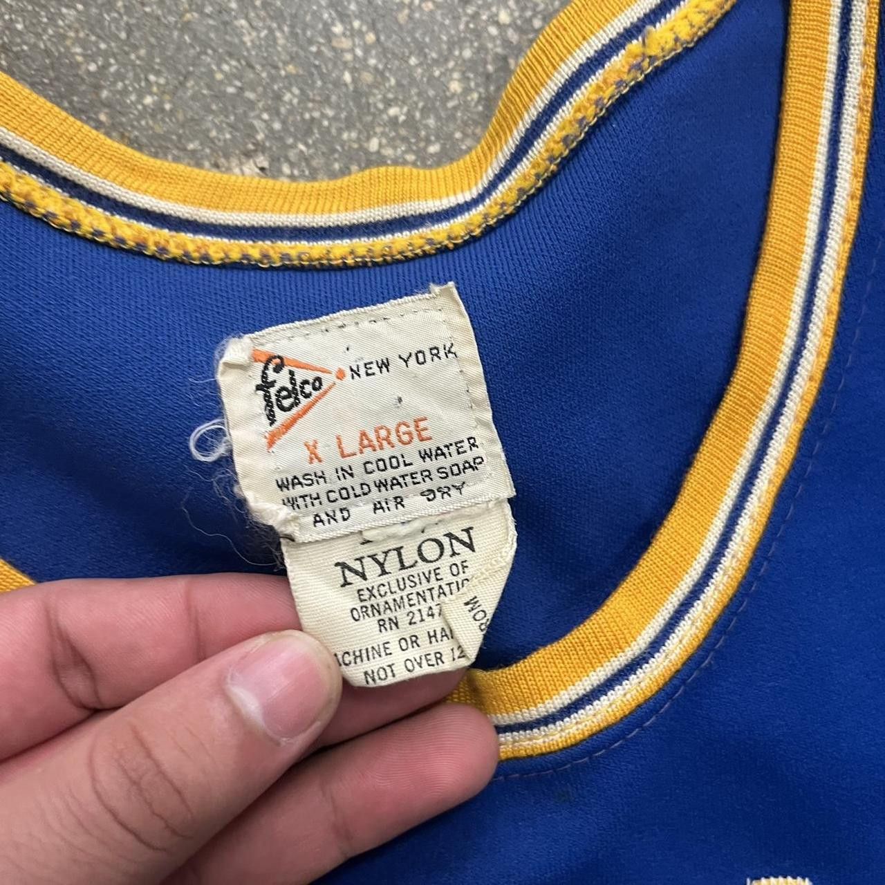 Vintage VTG 60s Ramaz Basketball Jersey Size US XL / EU 56 / 4 - 3 Thumbnail