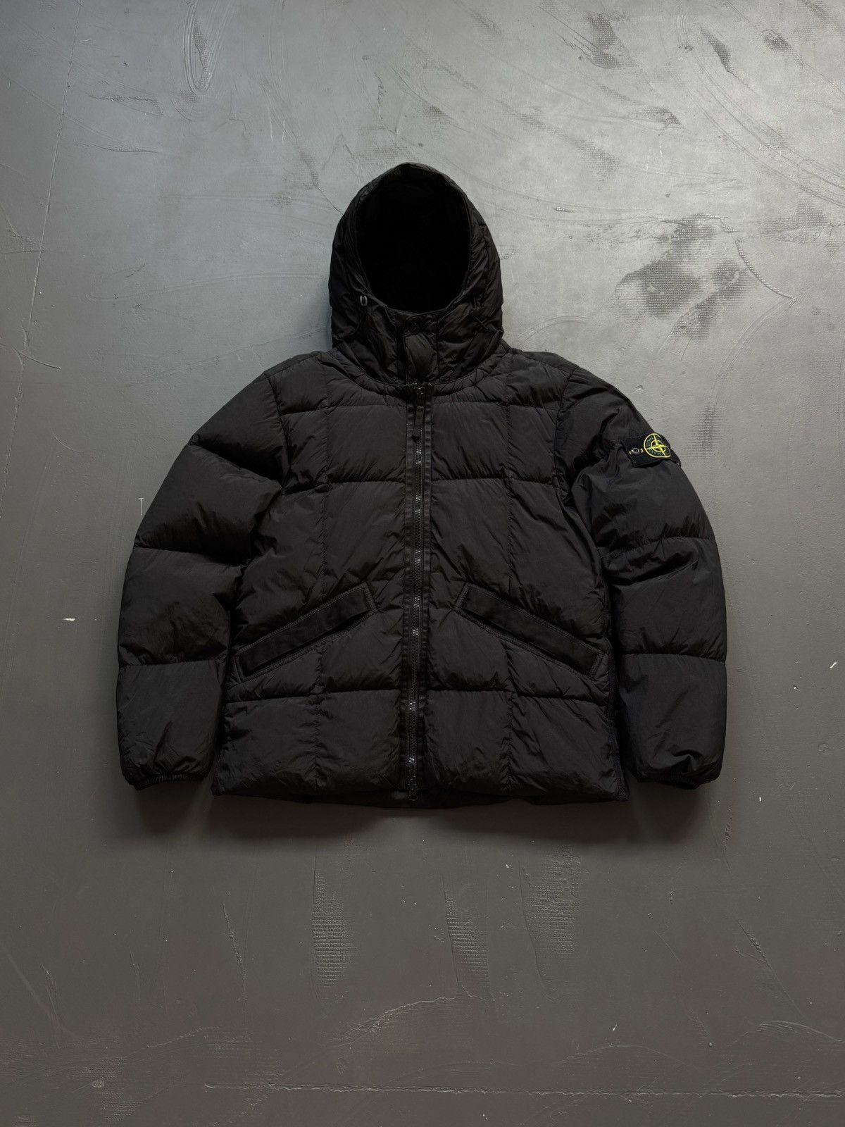 ジャケット・アウター Crinkle Reps Garment Dyed Jacket Black Stone Island Crinkle Reps NY Hooded Jacket Black – Garmz Factory