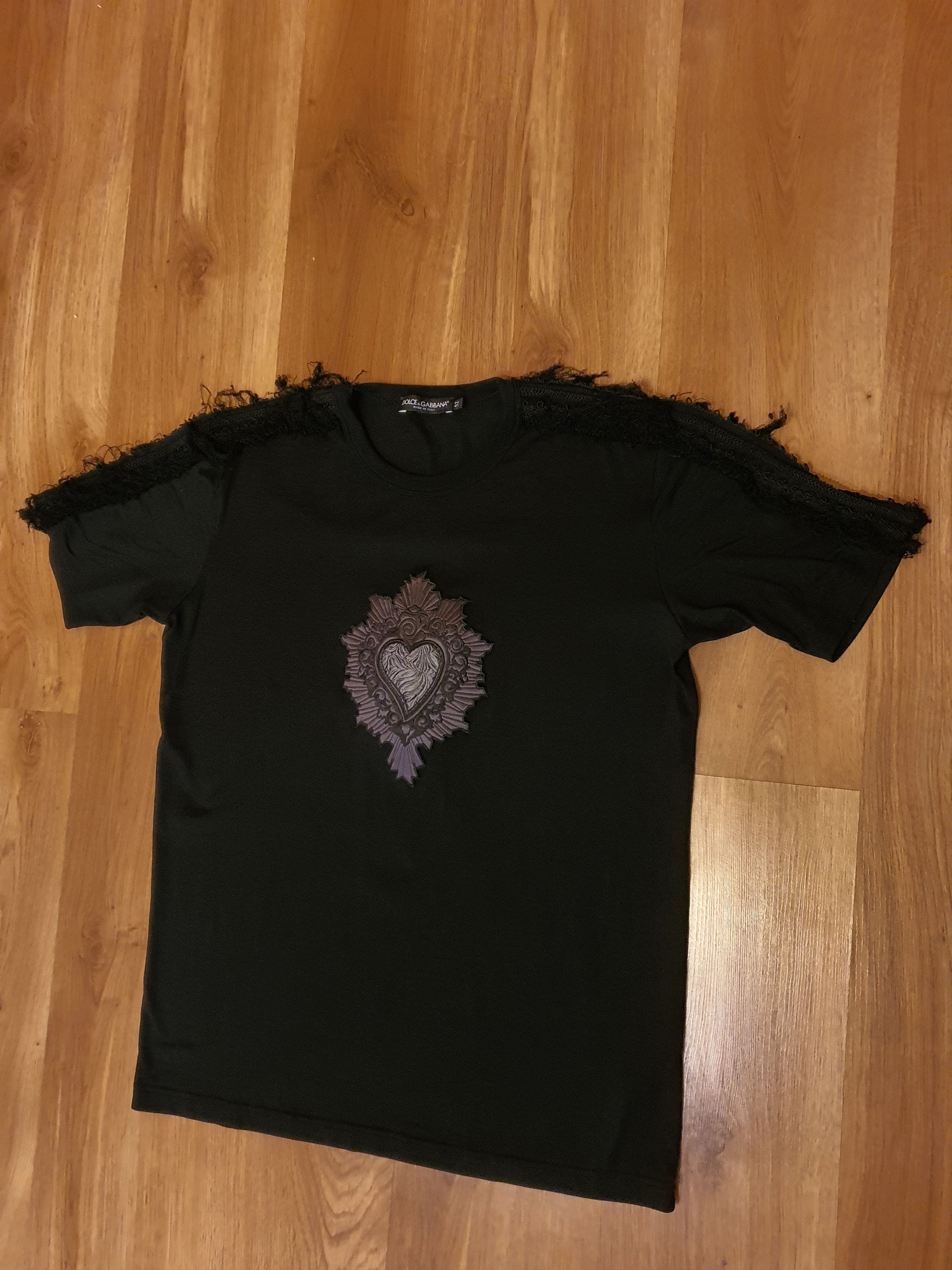 Dolce & Gabbana DGハートロゴ コットン tシャツ Dolce & Gabbana Heart print cotton T-shirt - Men