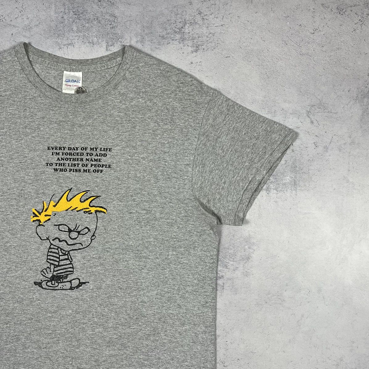 Cartoon Network Vintage Calvin and Hobbs Cartoon Humor T Shirt 90’s Size US M / EU 48-50 / 2 - 3 Thumbnail