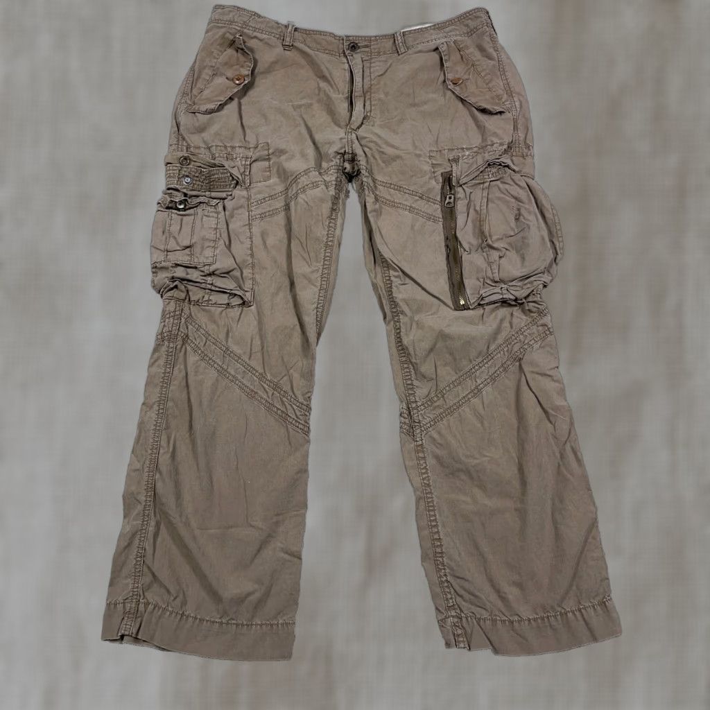 Polo Ralph Lauren VINTAGE Polo Ralph Lauren Cargo Pants Men 36x30 Brown Paratropper Military RL 67 Size US M / EU 48-50 / 2 - 1 Thumbnail