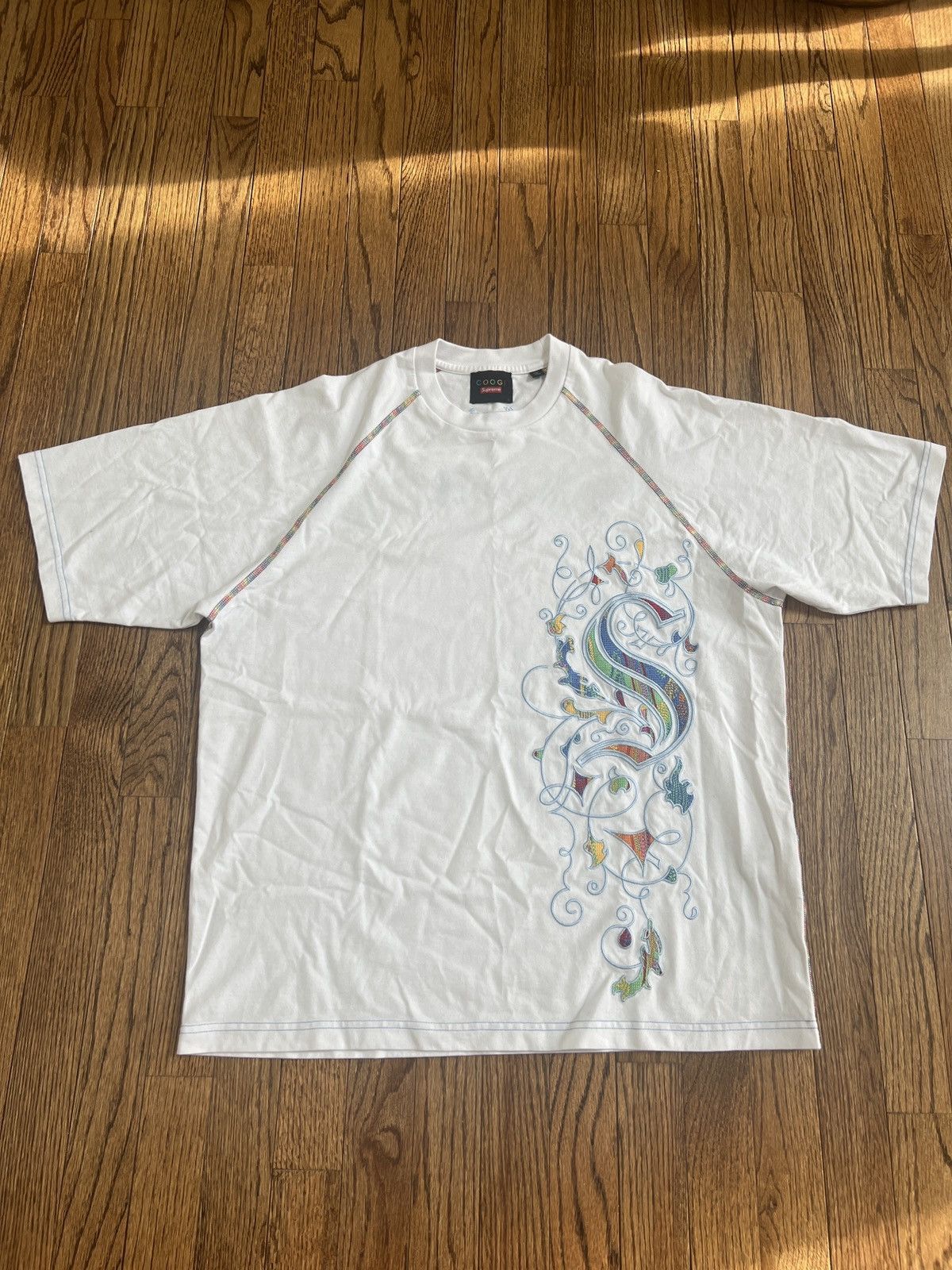 Coogi × Supreme Supreme/Coogi Raglan S/S Top | Grailed