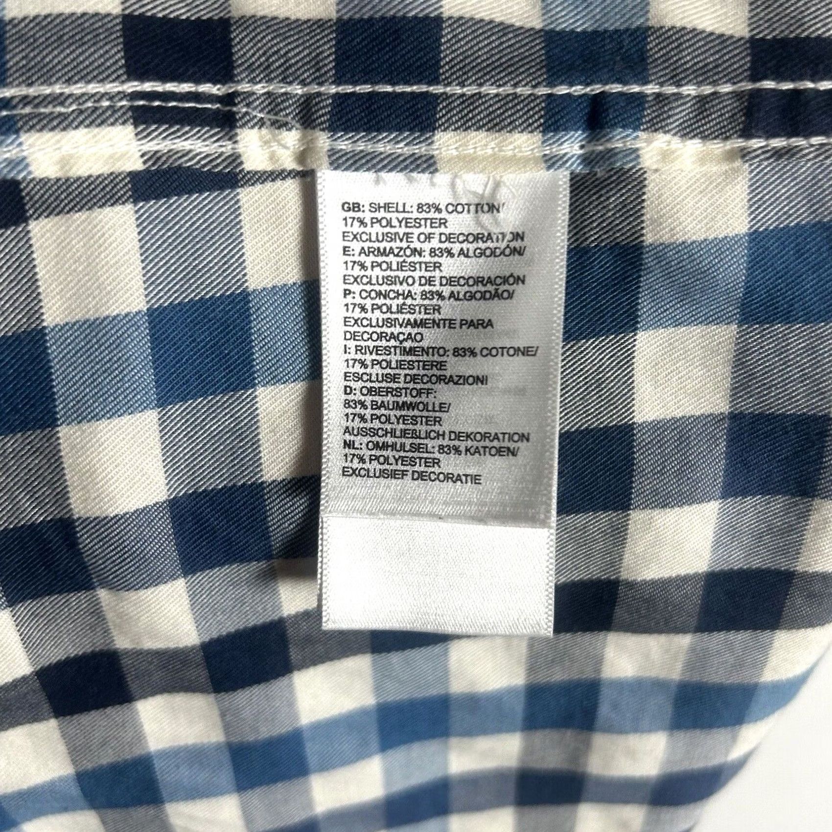 The North Face The North Face Button-Up Shirt Womens XL Blue Plaid Flannel Overshirt Relaxed Casual Shirt Size XL / US 12-14 / IT 48-50 - 5 Thumbnail