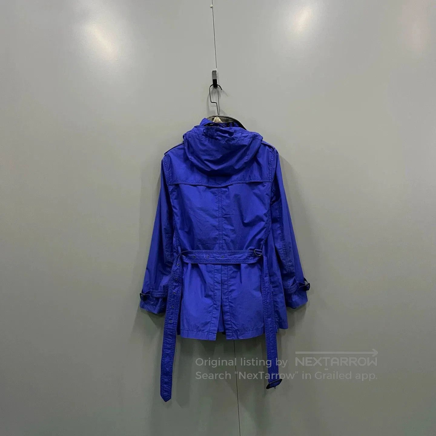 Burberry Burberry Blue Double-Breasted Trench Coat. Size S / US 4 / IT 40 - 2 Thumbnail