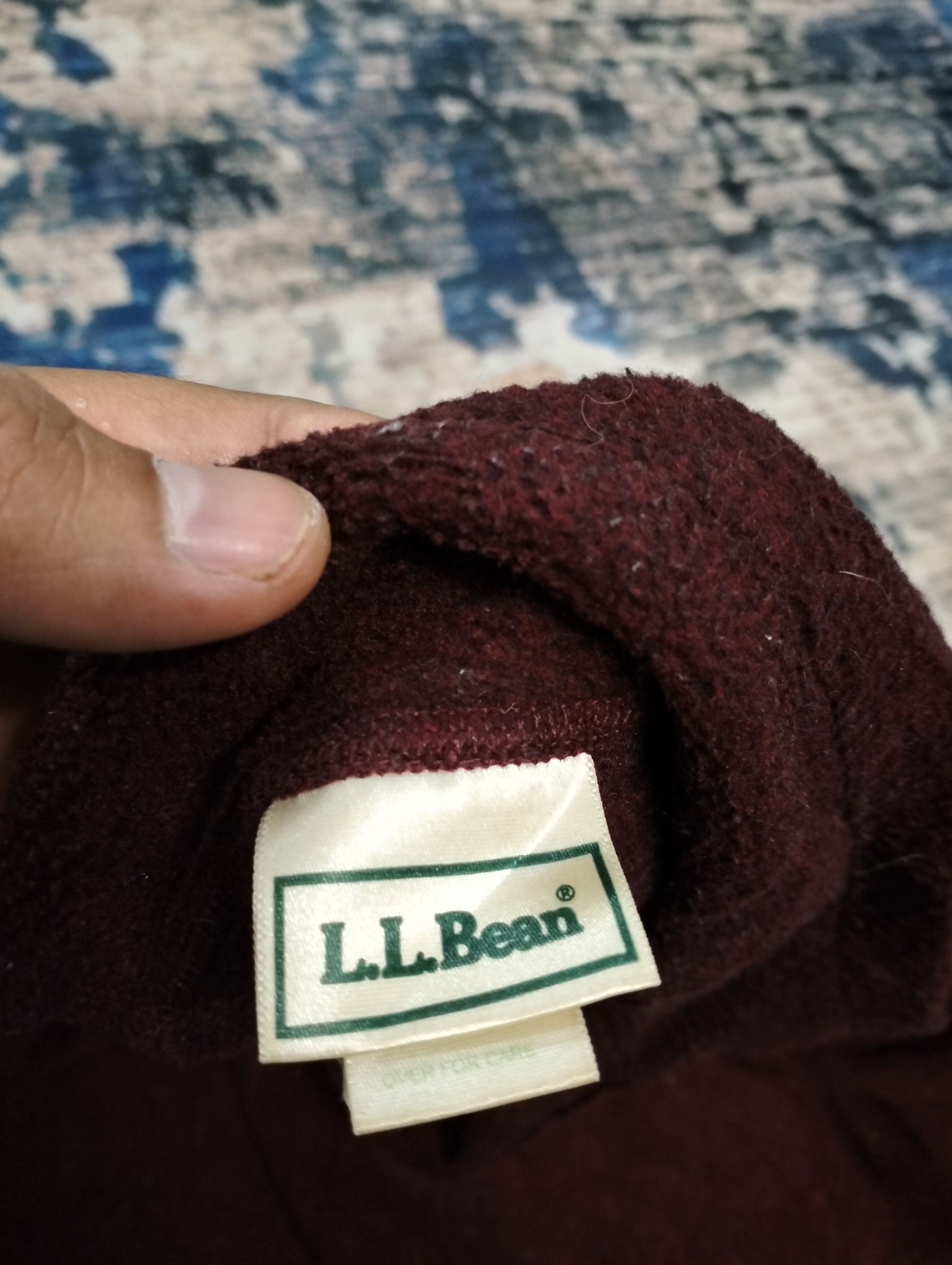 L.L. Bean × Vintage Vintage LL Bean Red Fleece Casual sweater Size US M / EU 48-50 / 2 - 7 Thumbnail