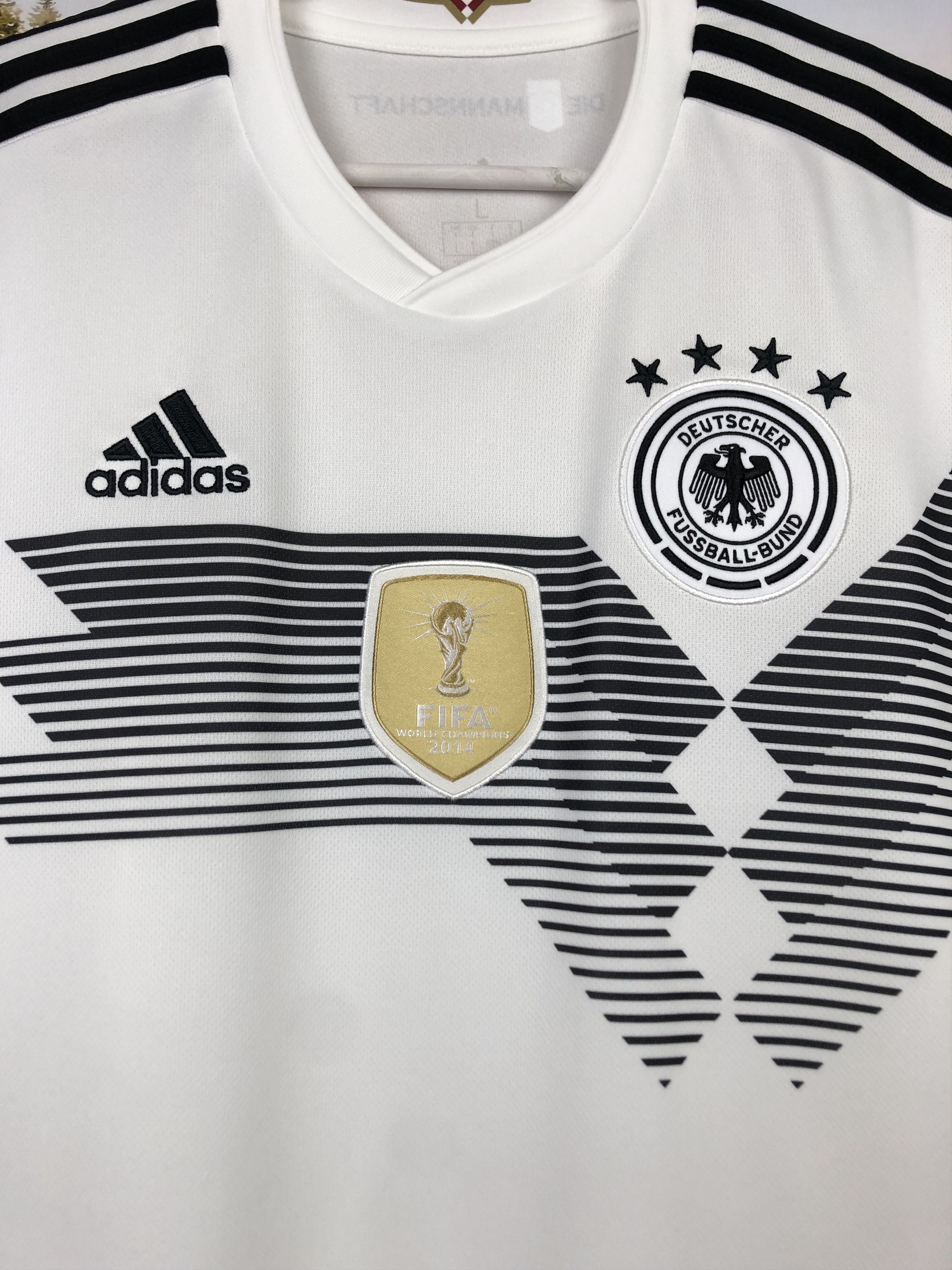 Adidas Germany football shirt 2018 Soccer Adidas Trikot Tee Hype Size US L / EU 52-54 / 3 - 3 Thumbnail