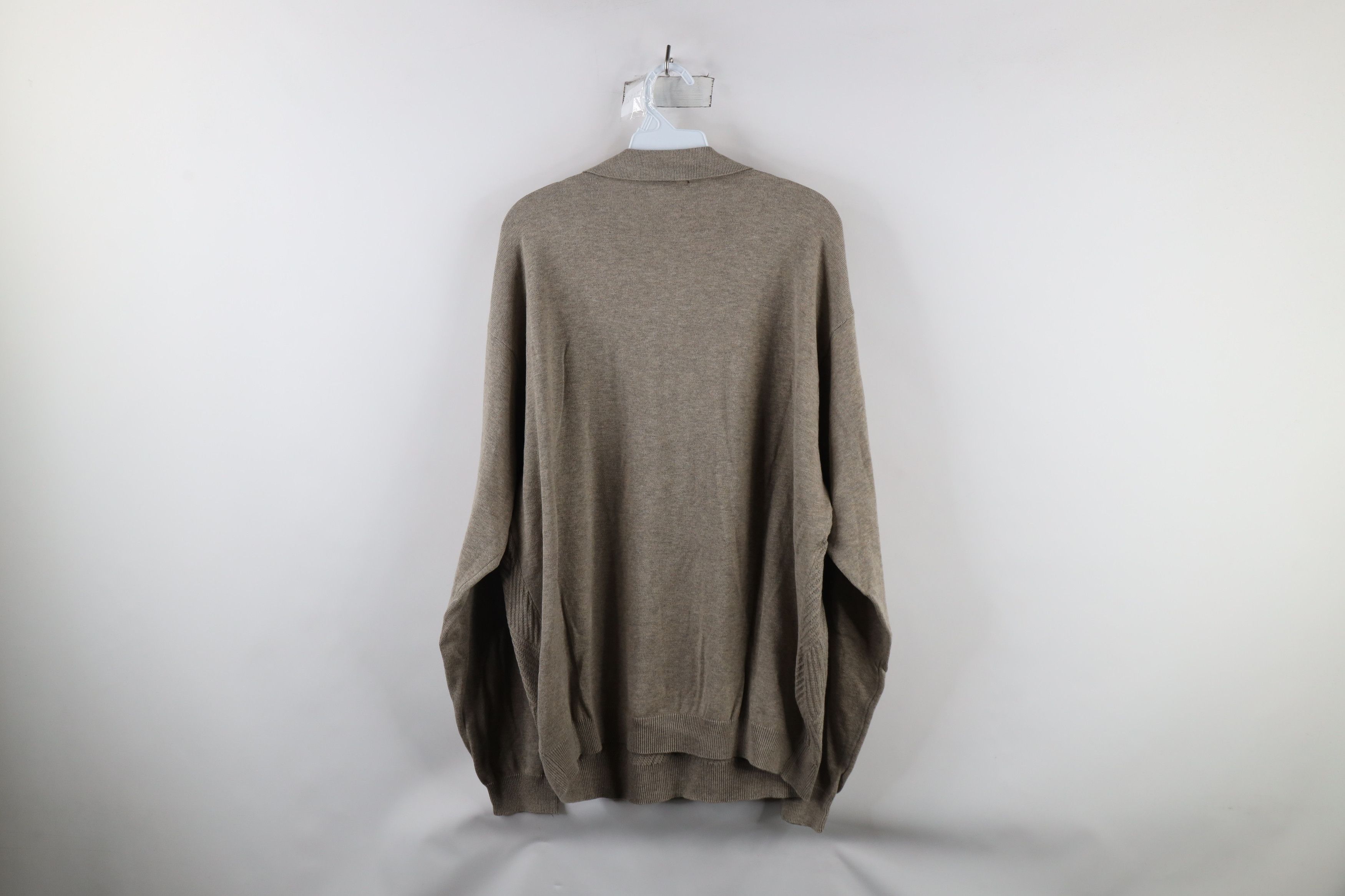 Vintage Vintage 90s Streetwear Lightweight Diamond Collared Sweater Size US XL / EU 56 / 4 - 5 Thumbnail