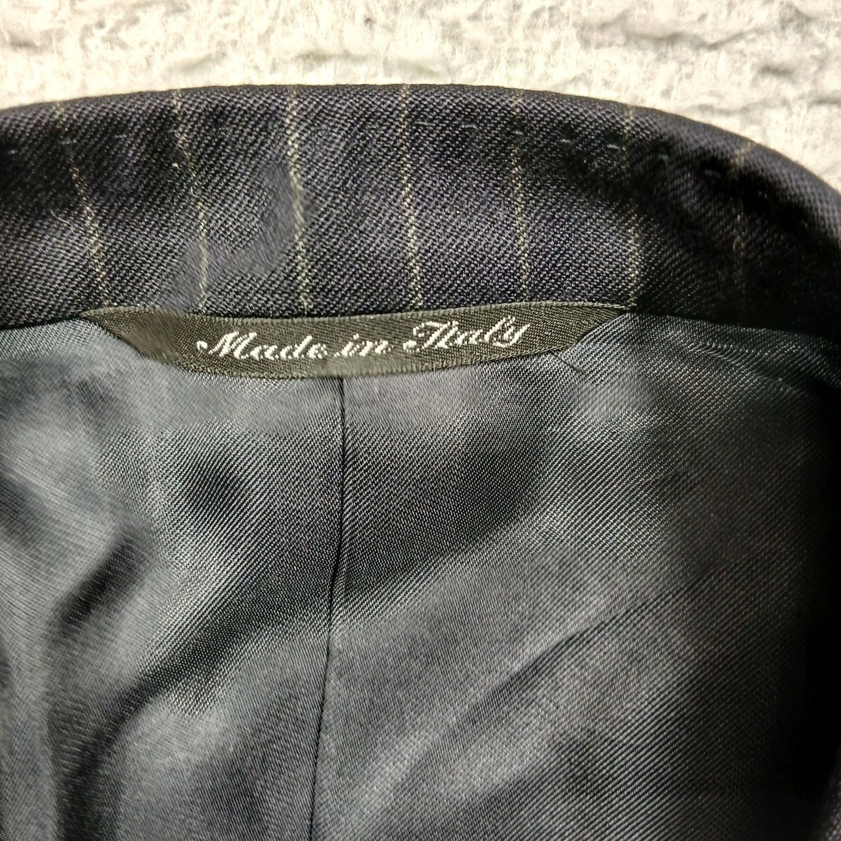 Canali Canali Suit Jacket Mens 40R Charcoal Pinstripe Wool Made in Italy 3-Button Lined Size 40R - 3 Thumbnail