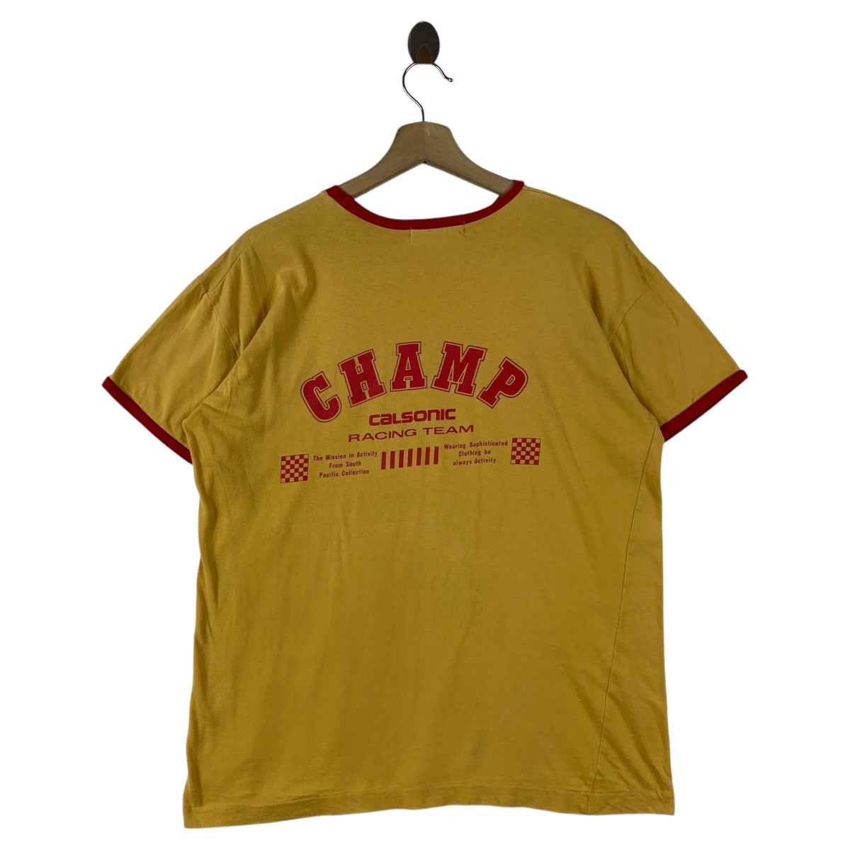 Vintage Vintage CALSONIC racing team spellout printed tees Size US M / EU 48-50 / 2 - 1 Thumbnail