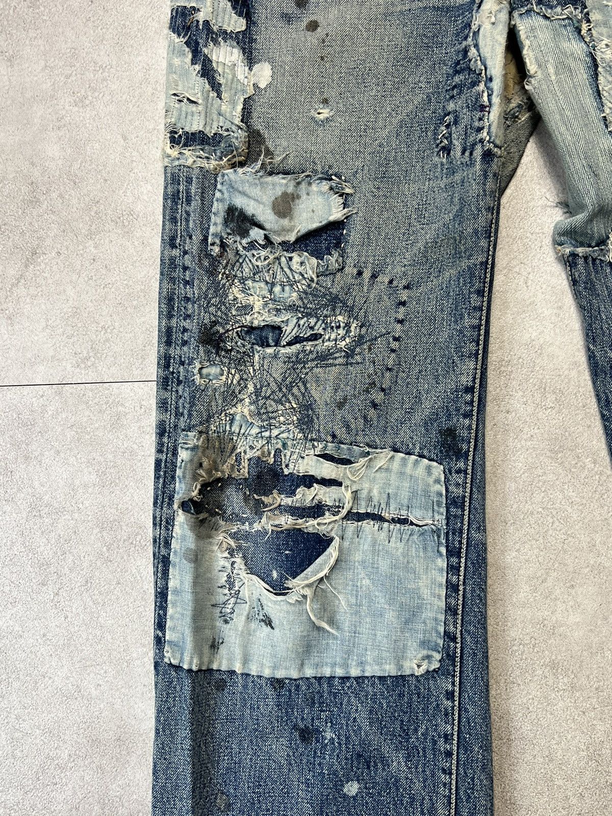 Kapital × Kapital Kountry kapital kountry vintage boro jeans Size US 32 / EU 48 - 3 Thumbnail