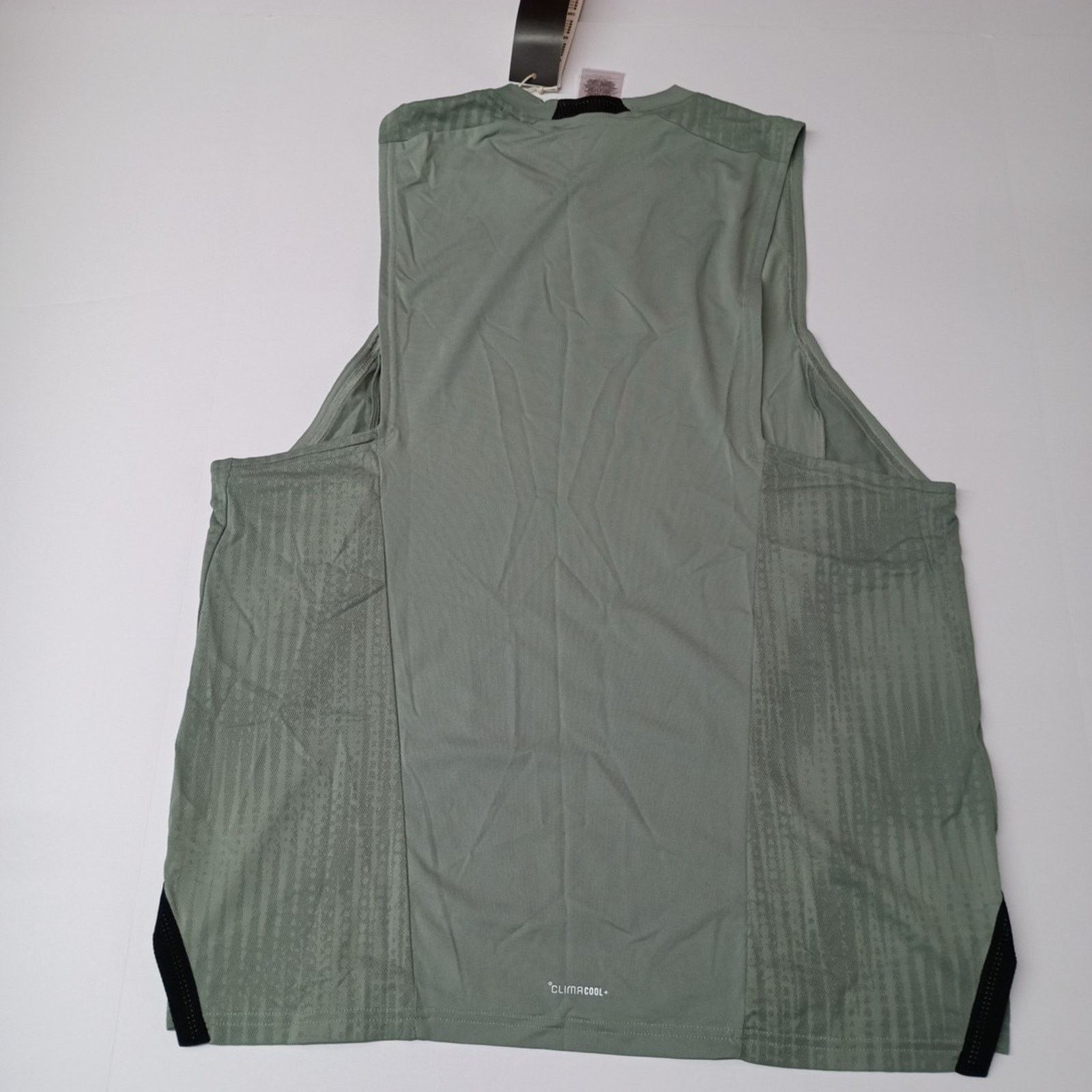 Adidas Adidas Men's Size L D4T Training Tank Top Shirt Silver Green Size US L / EU 52-54 / 3 - 9 Thumbnail