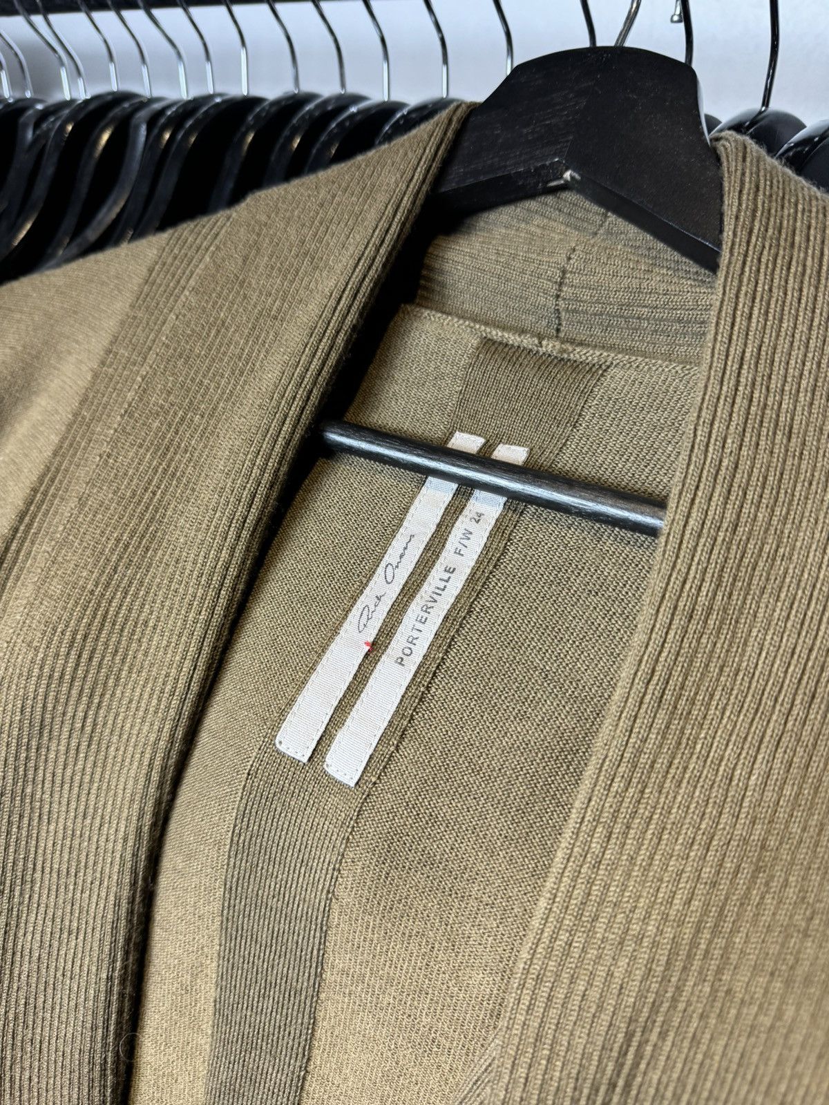 Rick Owens Rick Owen’s Brown Bean Wool Cardigan - Medium Size US M / EU 48-50 / 2 - 3 Thumbnail