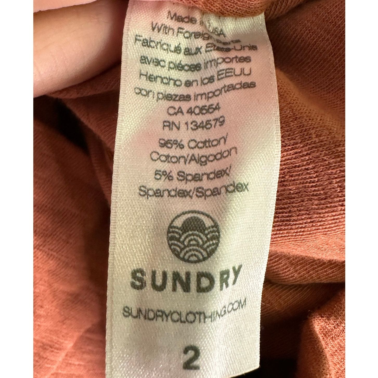 Sundry Sundry Brown Puff Short Sleeves Ruched Mini Dress Size 2 Size XS / US 0-2 / IT 36-38 - 4 Thumbnail
