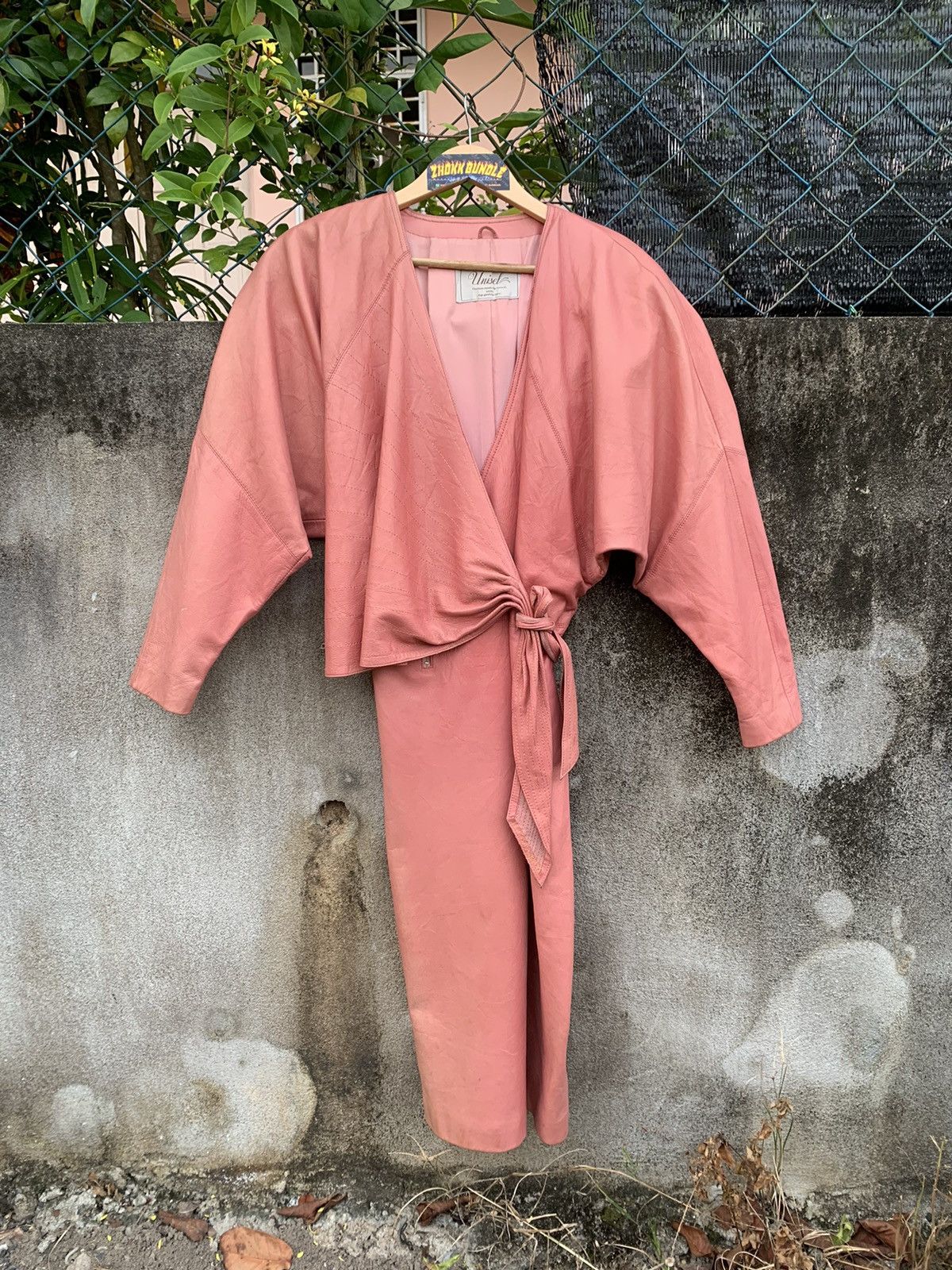 Japanese Brand × Vintage Vintage Genuine Leather Dress Size M / US 6-8 / IT 42-44 - 1 Thumbnail