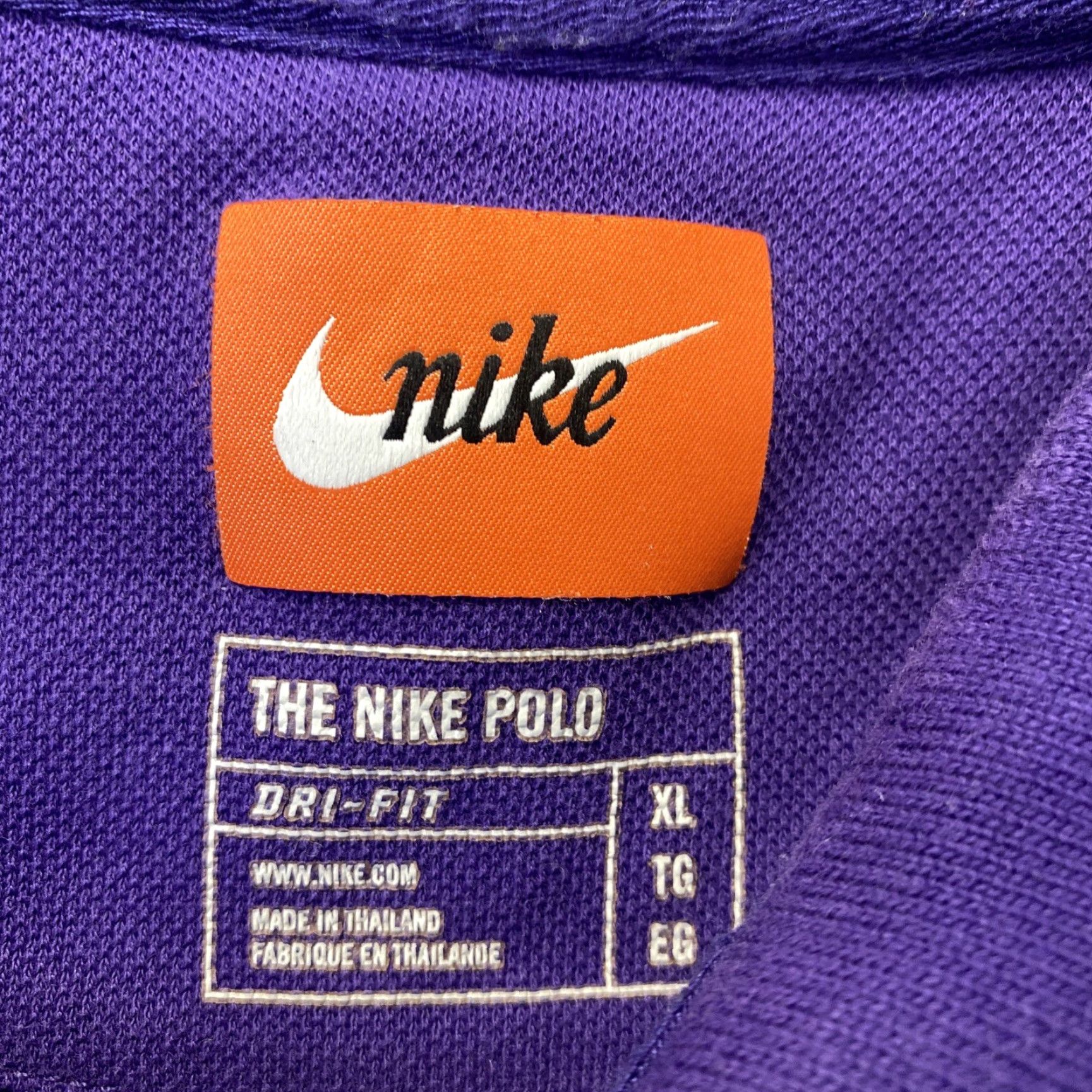 Nike Nike Polo Shirt Purple Casual Rugby Blend Size XL Men's 37-58 Size US XL / EU 56 / 4 - 3 Thumbnail