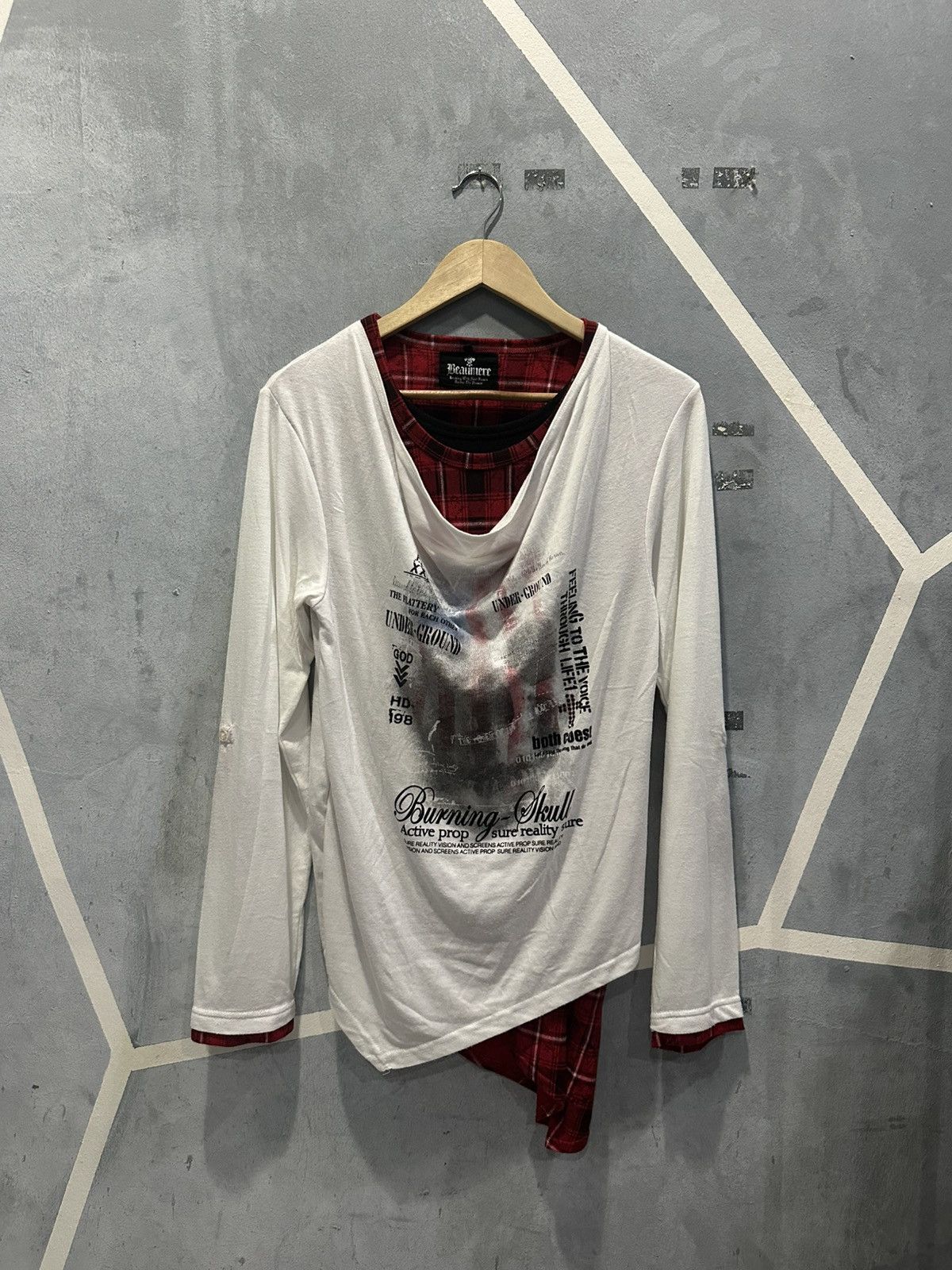 If Six Was Nine × Le Grande Bleu (L.G.B.) × Seditionaries Beaumere Asymmetrical Double Layer Punk Style Size S / US 4 / IT 40 - 1 Thumbnail