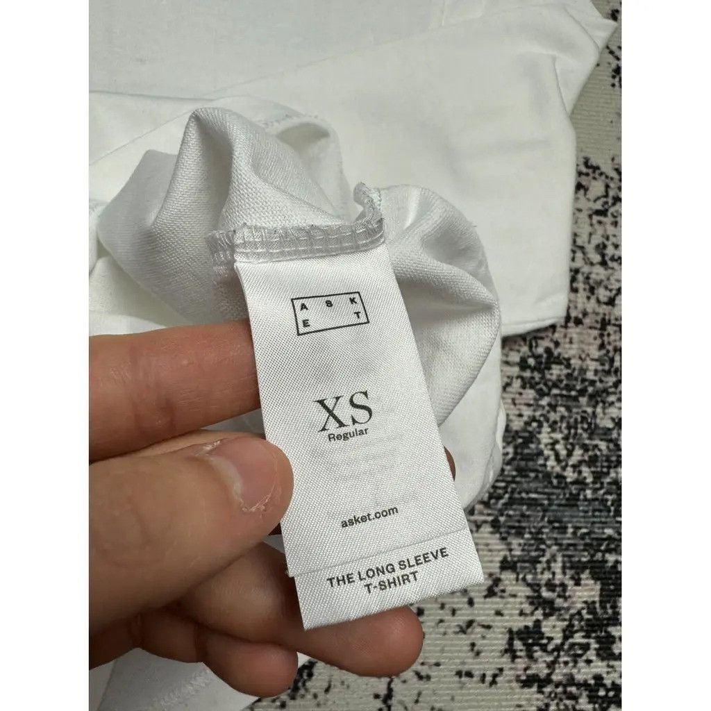 Asket Asket Longsleeve White Size XS Size XS / US 0-2 / IT 36-38 - 4 Thumbnail