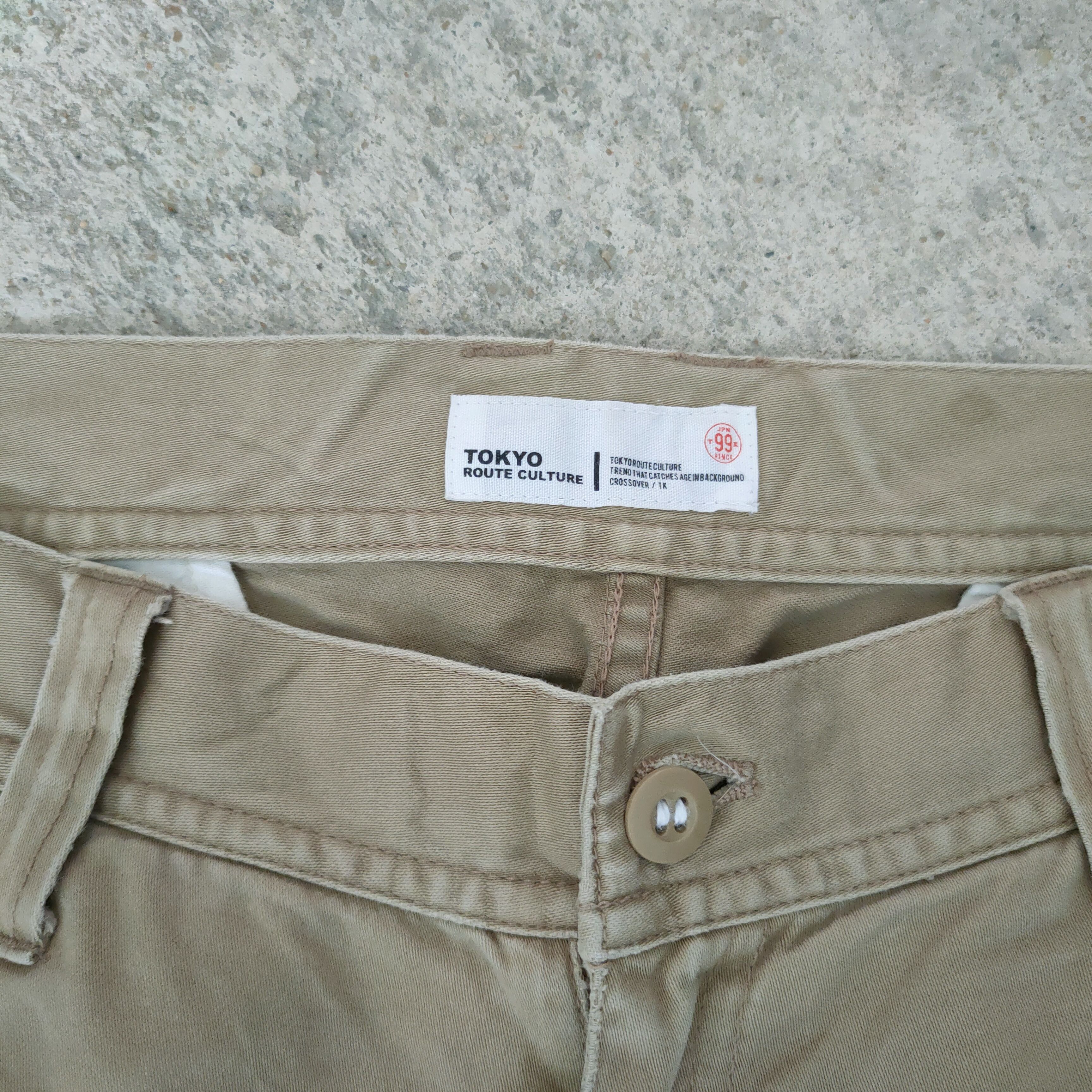 Japanese Brand TOKYO CULTURE × TAKEO KIKUCHI DISTRESSED CARGO PANTS Size US 30 / EU 46 - 6 Thumbnail