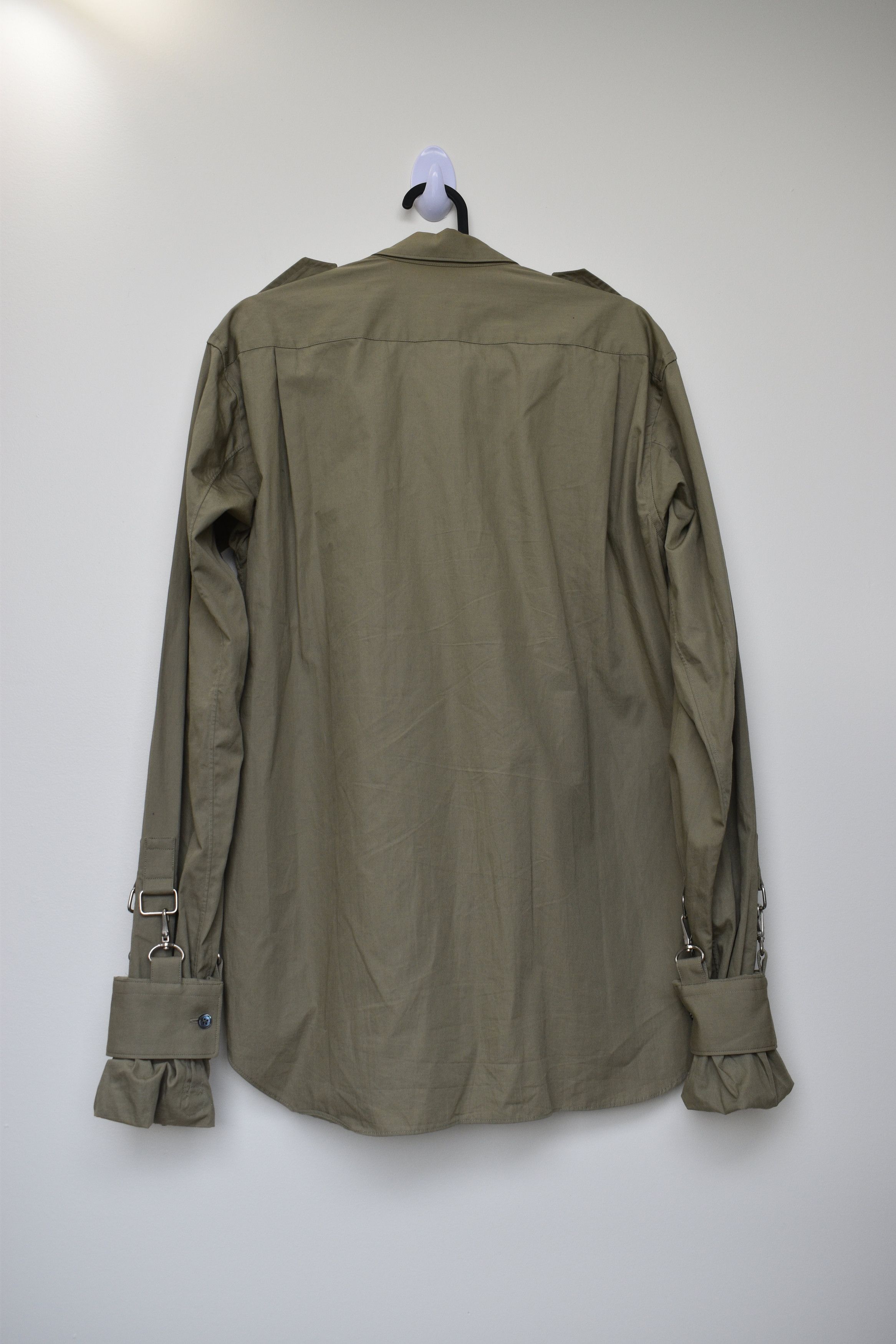 Comme des Garcons × Comme des Garcons SHIRT CDG shirt Bondage Button-up Long Sleeve Khaki shirt Military Size US S / EU 44-46 / 1 - 2 Thumbnail
