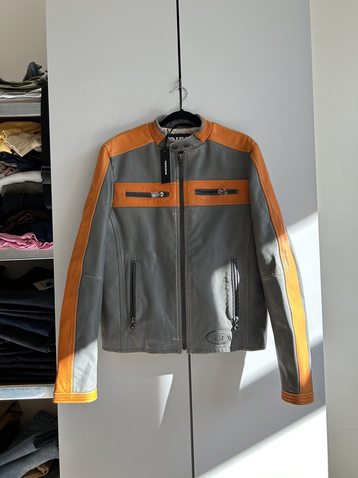 Diesel Diesel L-MUSE GIACCA Leather Jacket Size US L / EU 52-54 / 3 - 1 Thumbnail