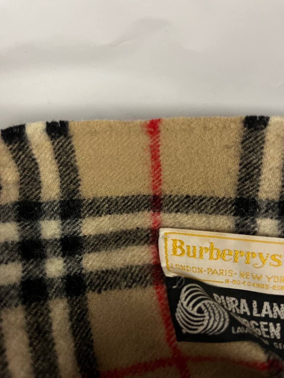 Burberry Burberry Nova Check Scarf Wool Size ONE SIZE - 8 Thumbnail