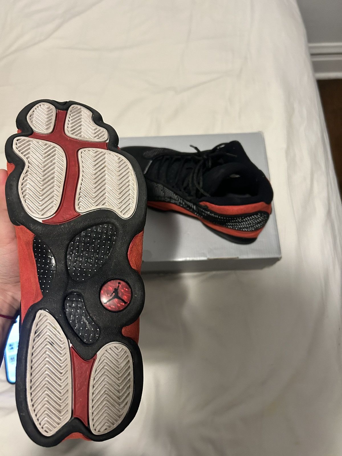 Jordan Brand × Nike 2017 Jordan 13 Bred Size US 8.5 / EU 41-42 - 5 Thumbnail