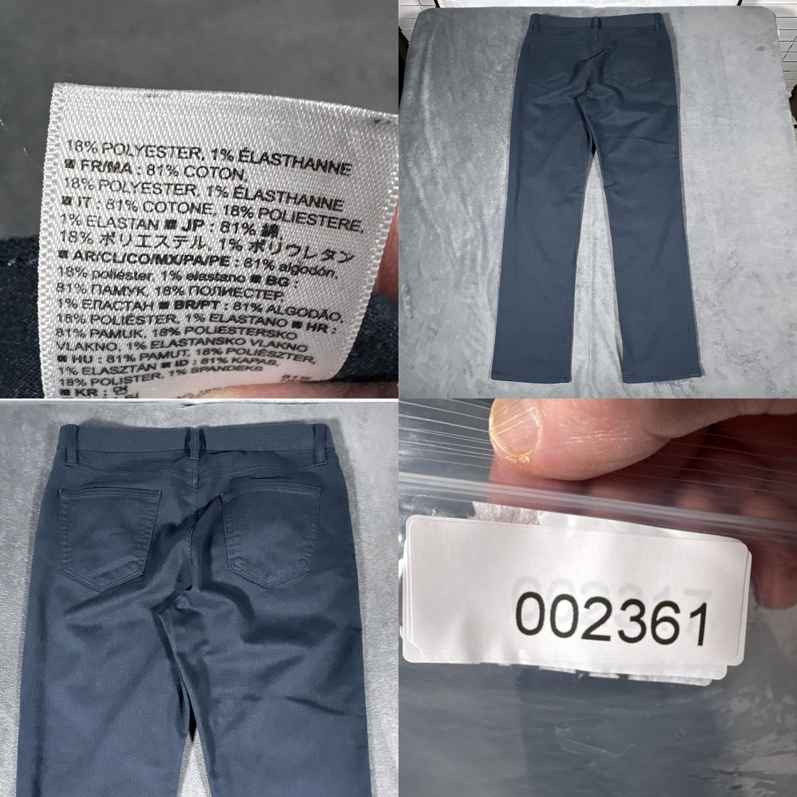 Banana Republic Banana Republic Traveler Jeans Mens 34x32 Blue Slim Straight Stretch Denim Pants Size US 34 / EU 50 - 9 Thumbnail