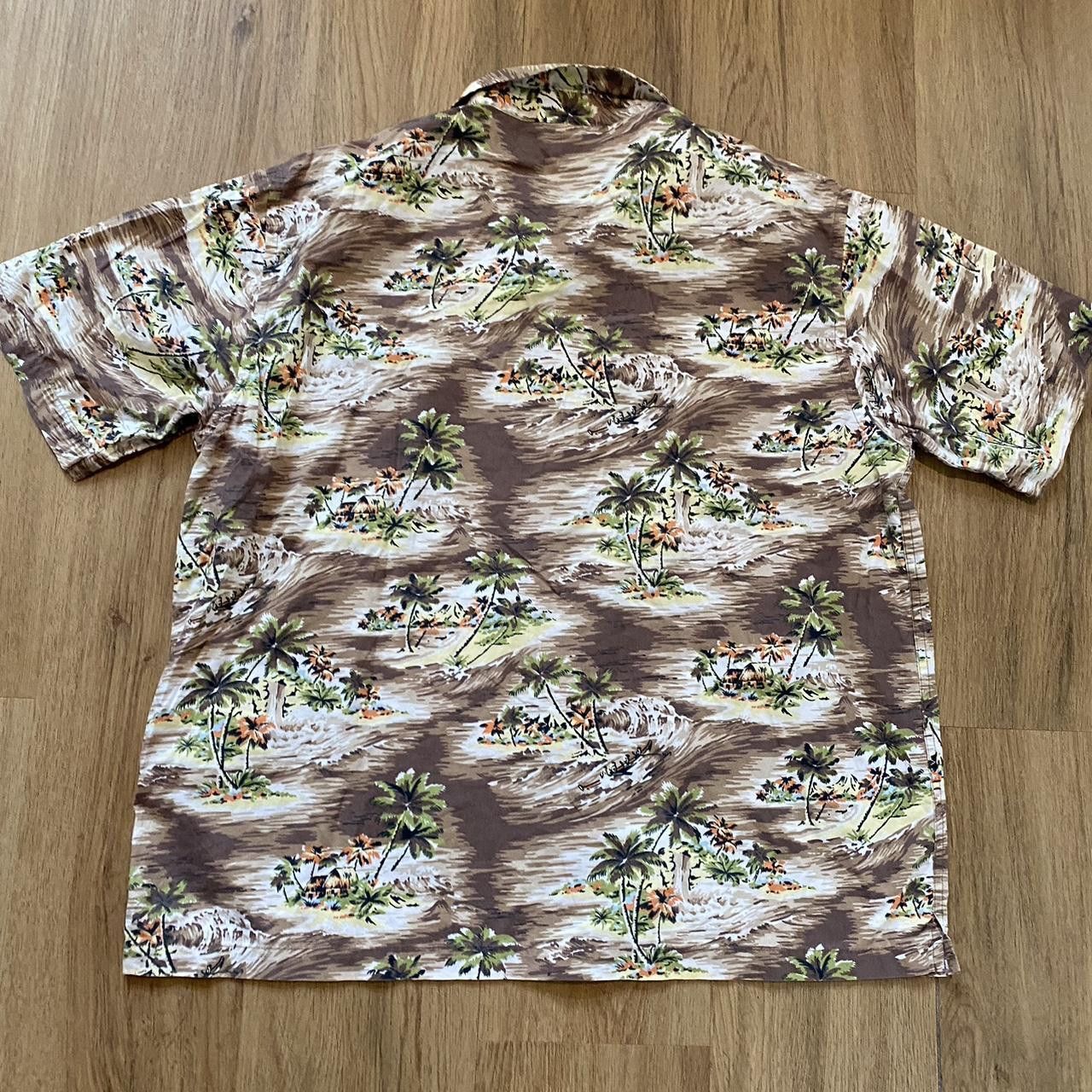 Other Brown and green Hawaiian shirt with palm trees Size US L / EU 52-54 / 3 - 4 Thumbnail