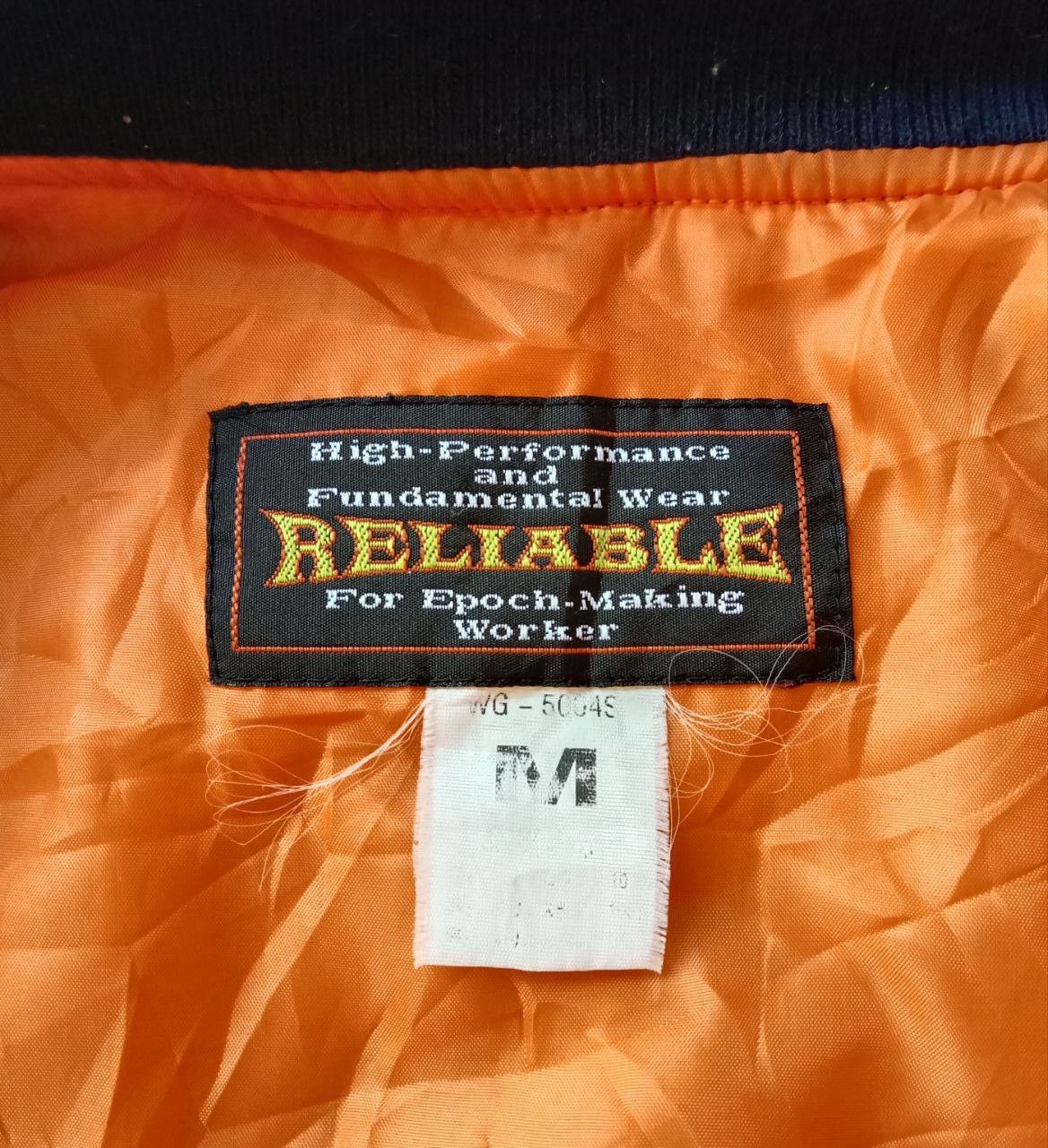 Vintage Sun Faded Reliable Intermediate MA-1 Bomber Jacket