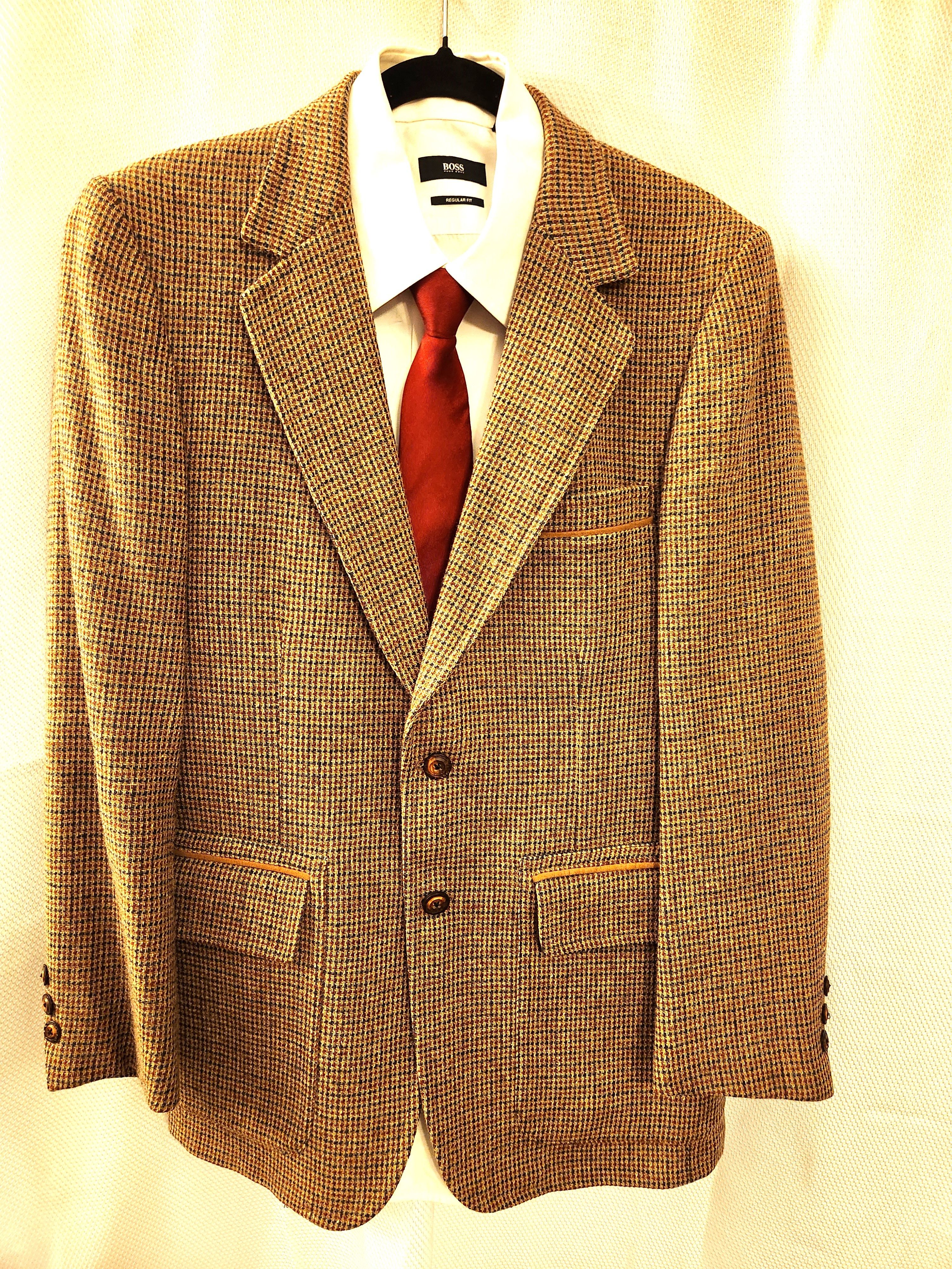 Vintage Vintage 80's Doncaster 100% Wool Unstructured Tweed Blazer Size 40R - 1 Thumbnail